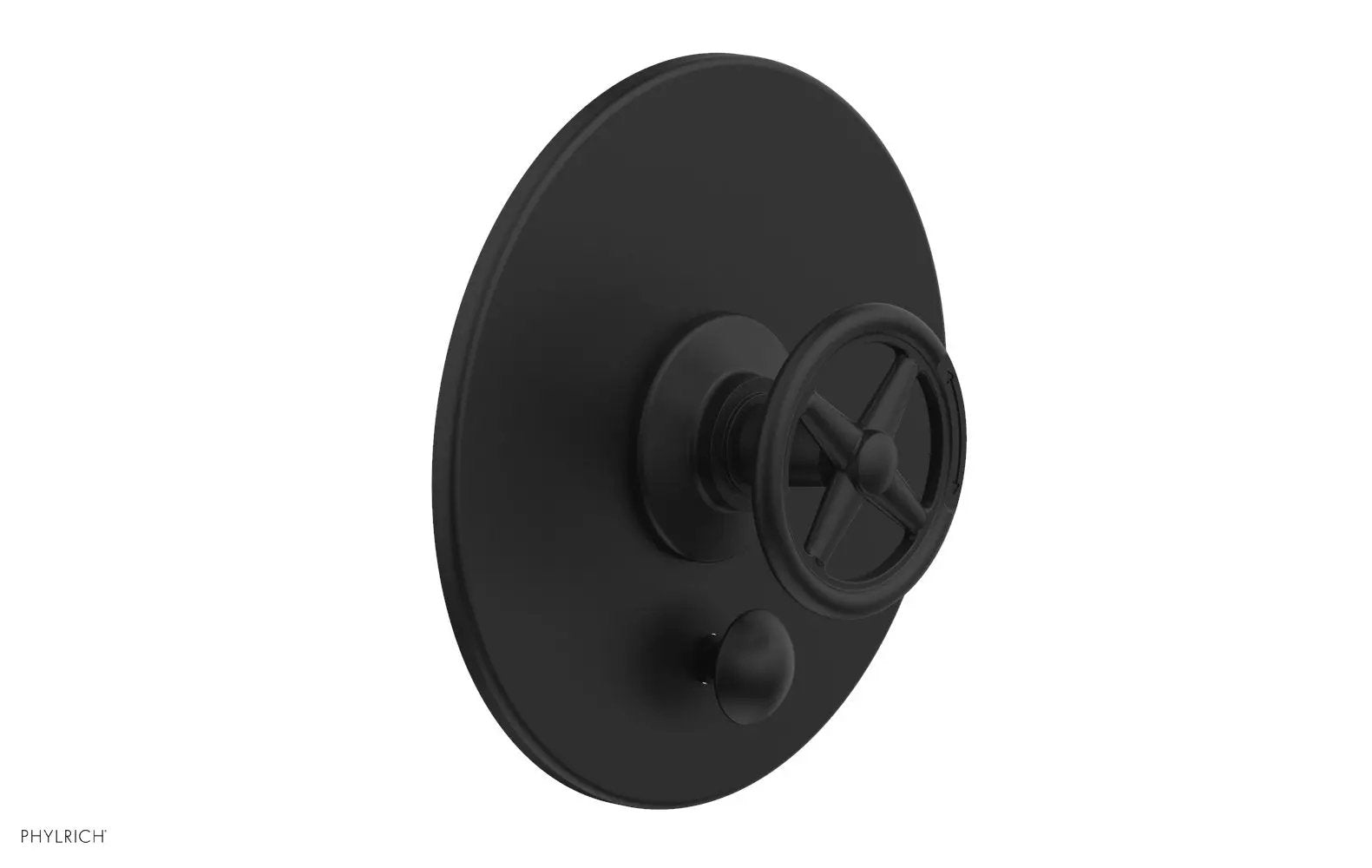 Phylrich WORKS Pressure Balance Shower Plate with Diverter and Handle Trim Set by Phylrich