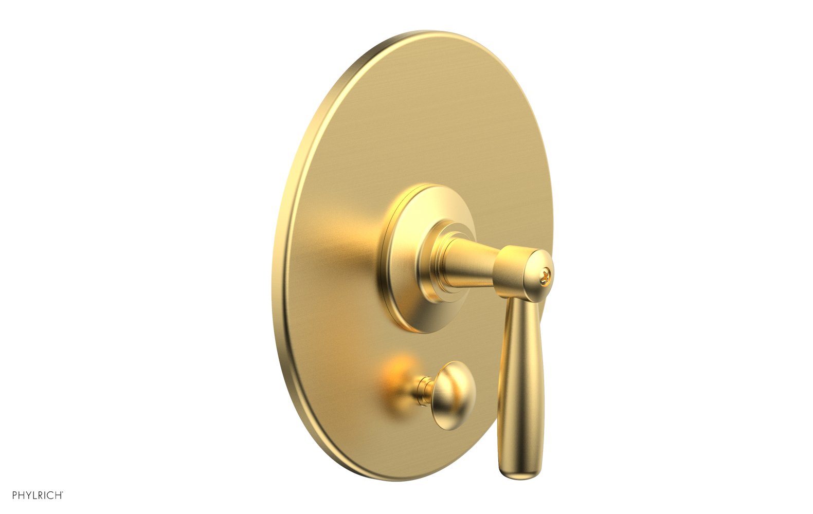 Phylrich WORKS Pressure Balance Shower Plate with Diverter and Handle Trim Set