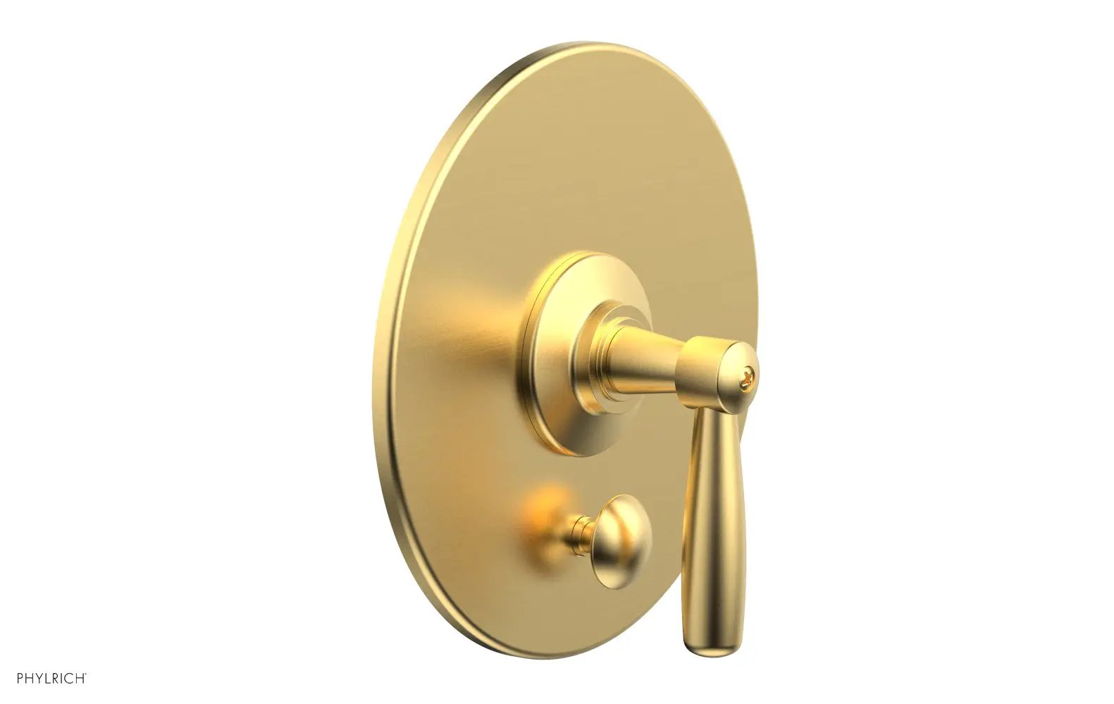 Phylrich WORKS Pressure Balance Shower Plate with Diverter and Handle Trim Set by Phylrich