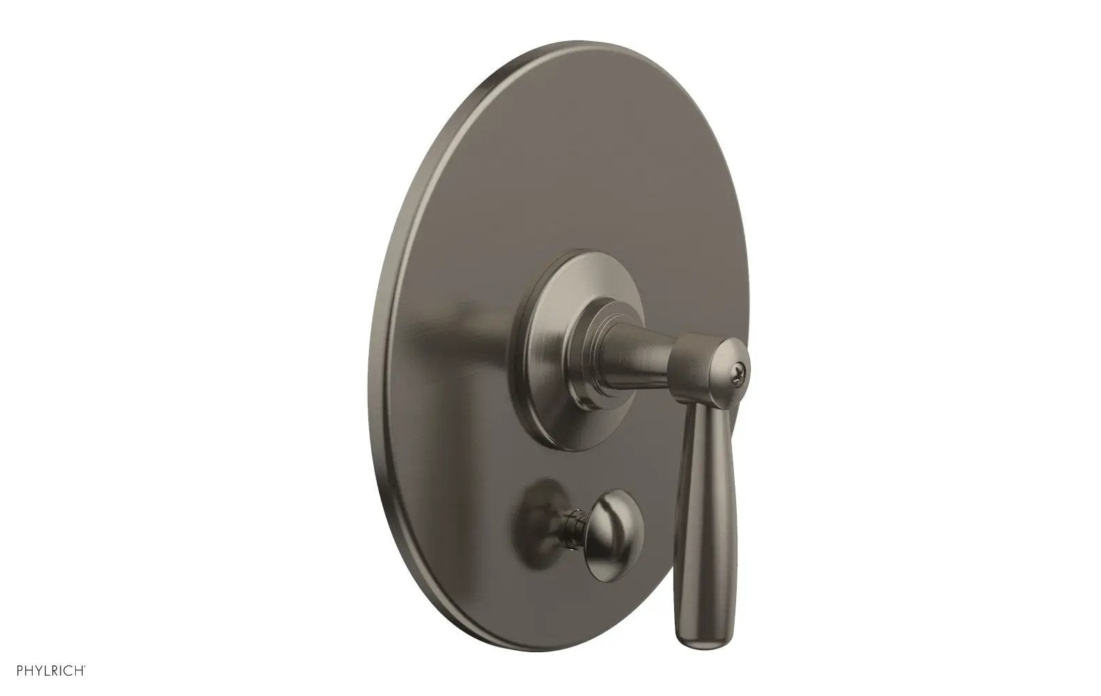 Phylrich WORKS Pressure Balance Shower Plate with Diverter and Handle Trim Set by Phylrich