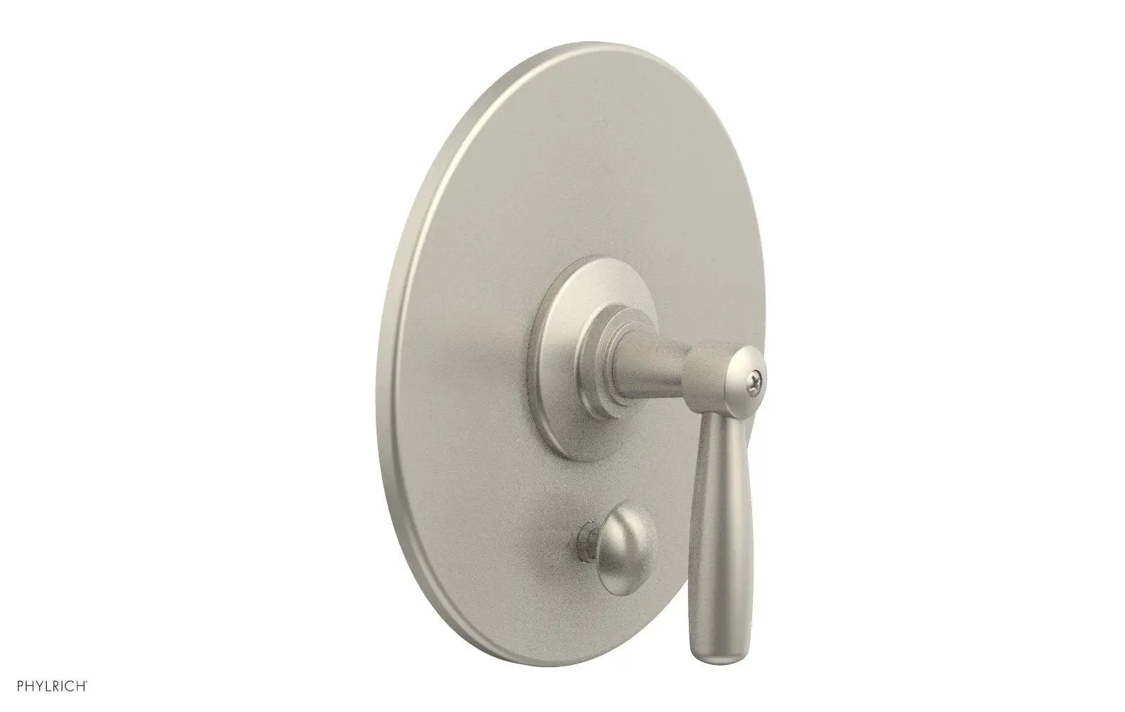 Phylrich WORKS Pressure Balance Shower Plate with Diverter and Handle Trim Set by Phylrich