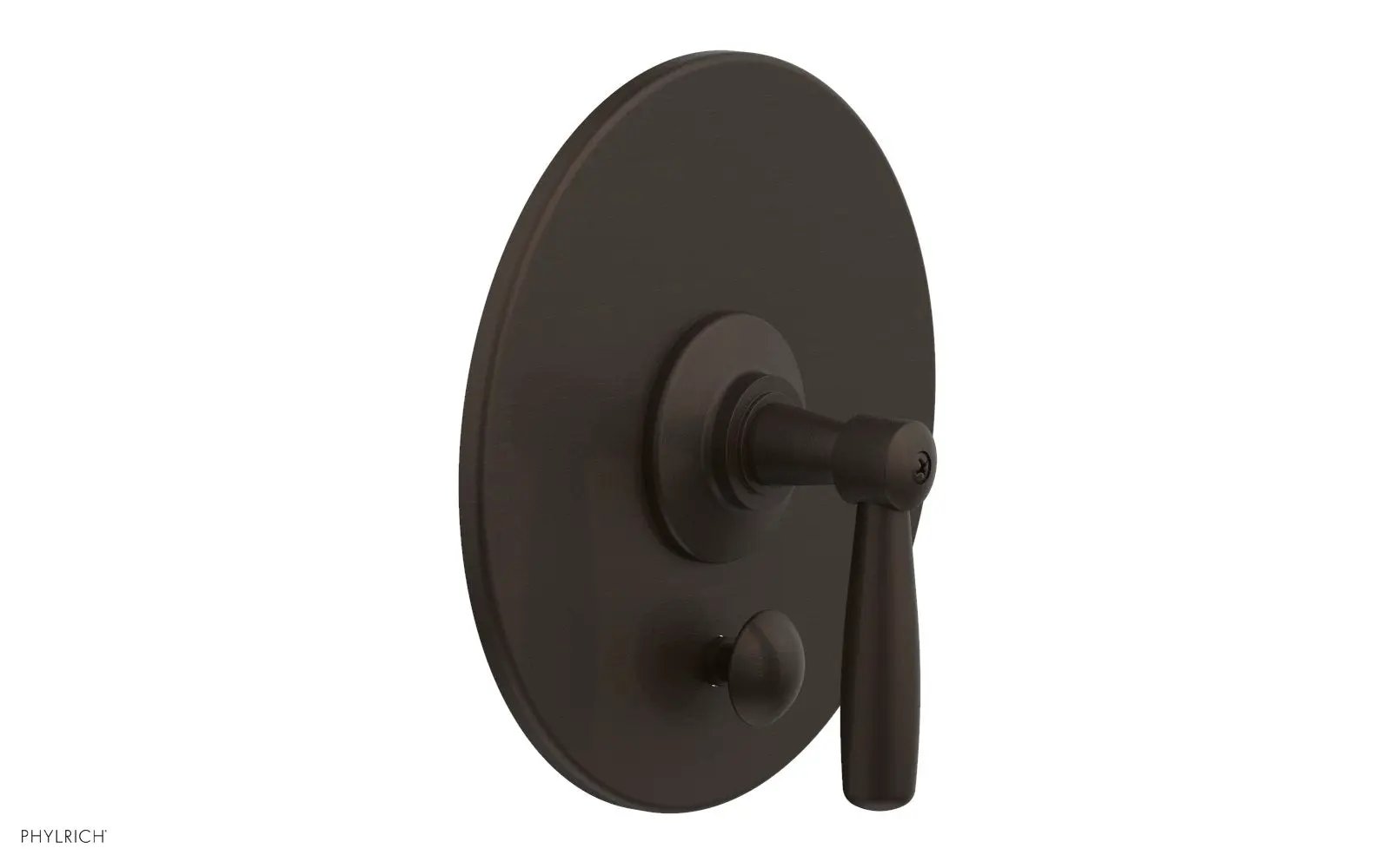 Phylrich WORKS Pressure Balance Shower Plate with Diverter and Handle Trim Set by Phylrich