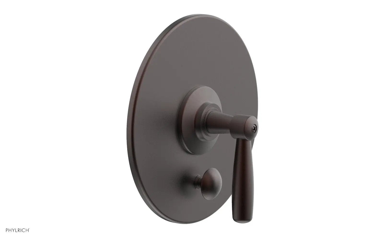 Phylrich WORKS Pressure Balance Shower Plate with Diverter and Handle Trim Set by Phylrich