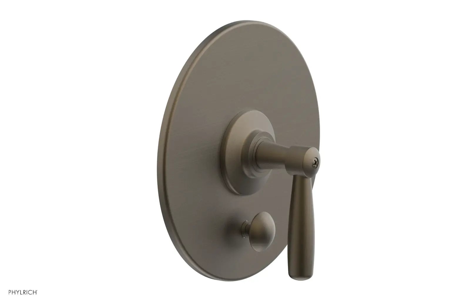 Phylrich WORKS Pressure Balance Shower Plate with Diverter and Handle Trim Set by Phylrich