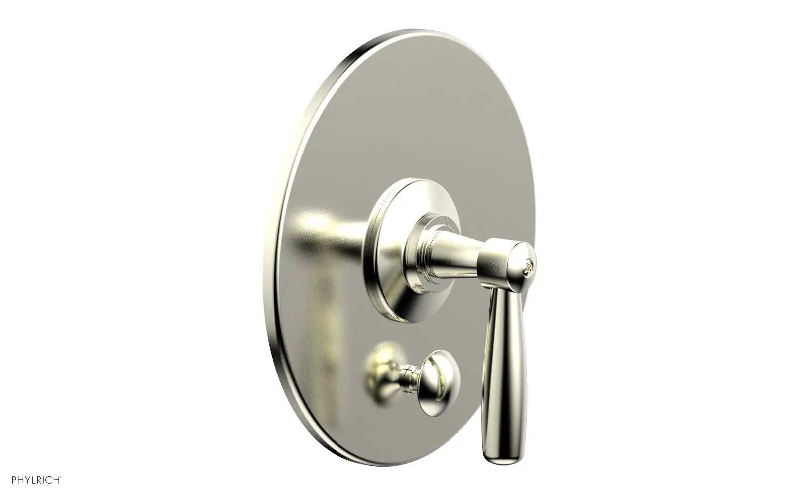Phylrich WORKS Pressure Balance Shower Plate with Diverter and Handle Trim Set by Phylrich