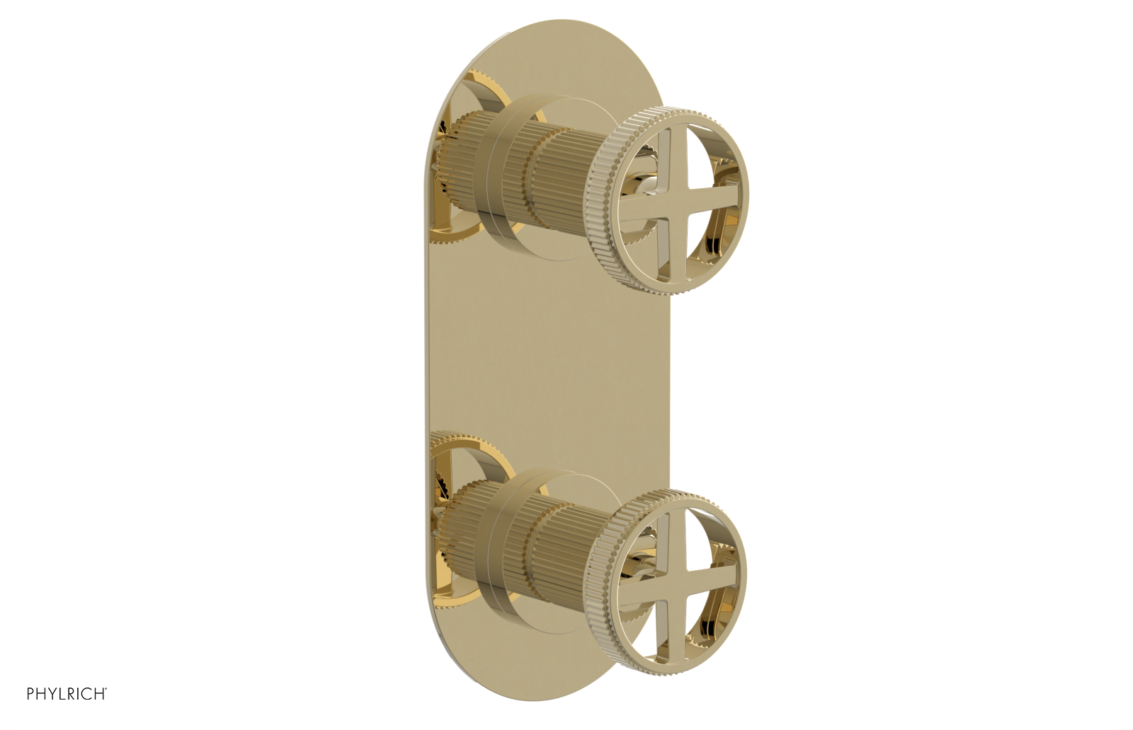 Phylrich Dustrie Grooved Thermostatic Valve with Volume Control Or Diverter by Phylrich