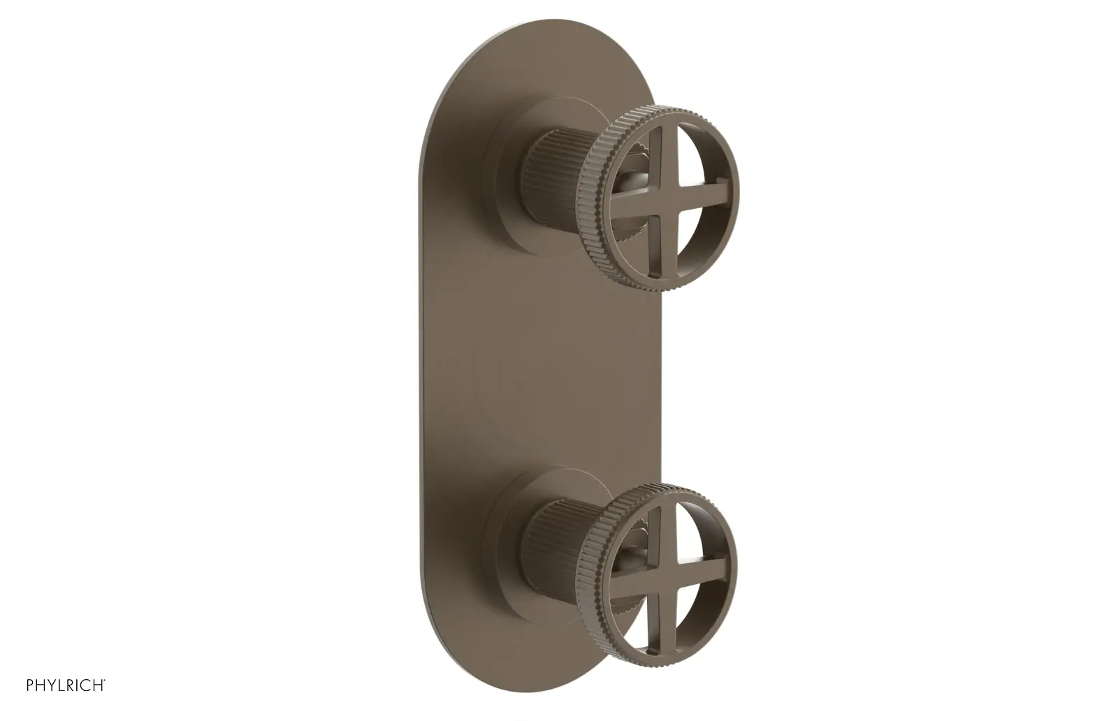 Phylrich Dustrie Grooved Thermostatic Valve with Volume Control Or Diverter by Phylrich