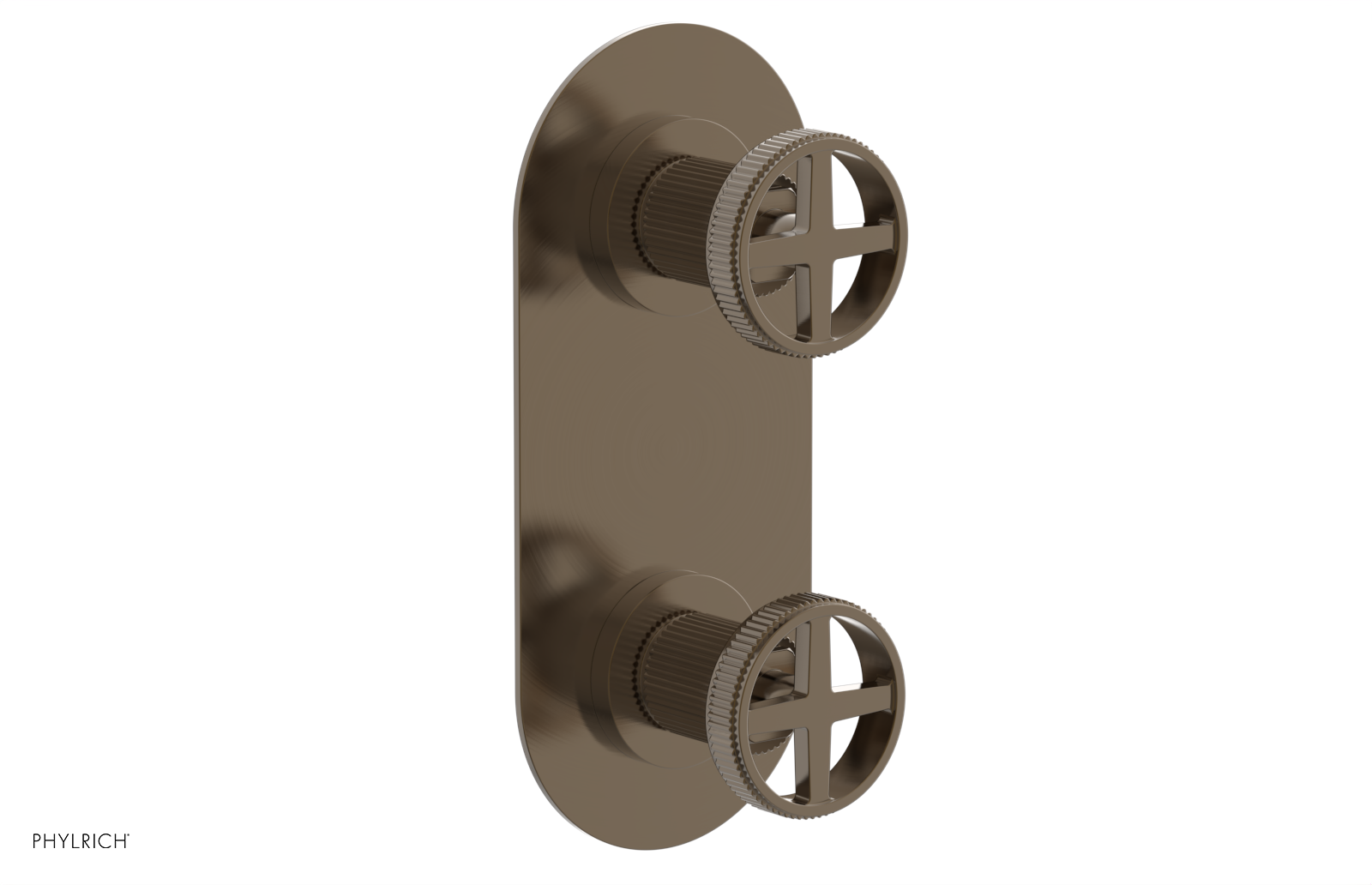 Phylrich Dustrie Grooved Thermostatic Valve with Volume Control Or Diverter by Phylrich