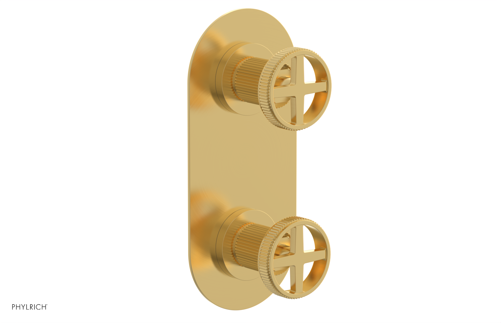 Phylrich Dustrie Grooved Thermostatic Valve with Volume Control Or Diverter by Phylrich
