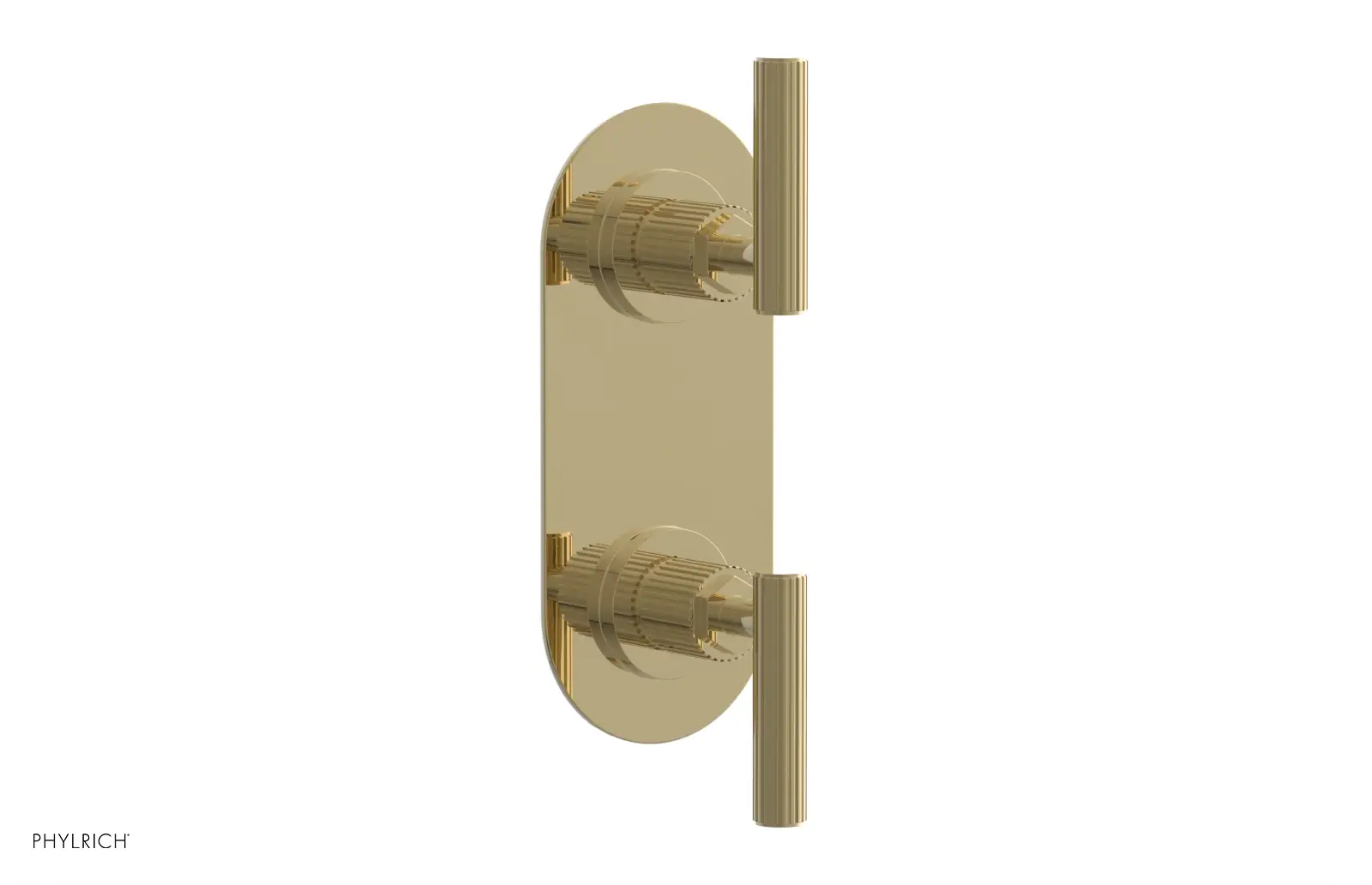 Phylrich Dustrie Grooved Thermostatic Valve with Volume Control Or Diverter by Phylrich