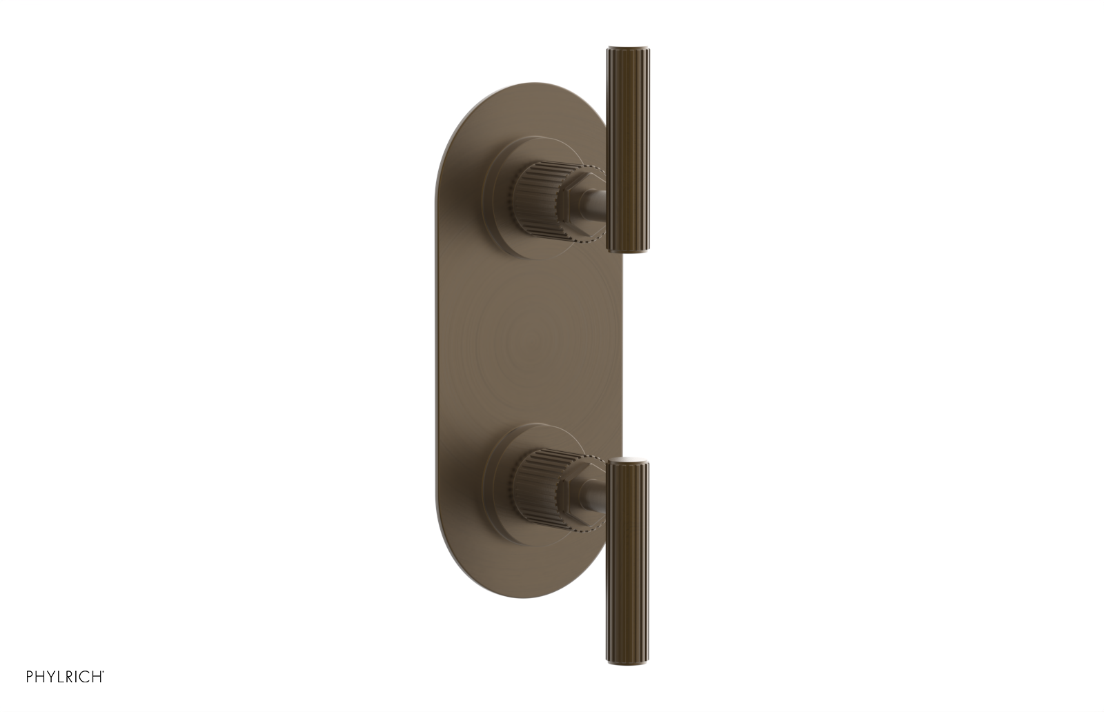 Phylrich Dustrie Grooved Thermostatic Valve with Volume Control Or Diverter