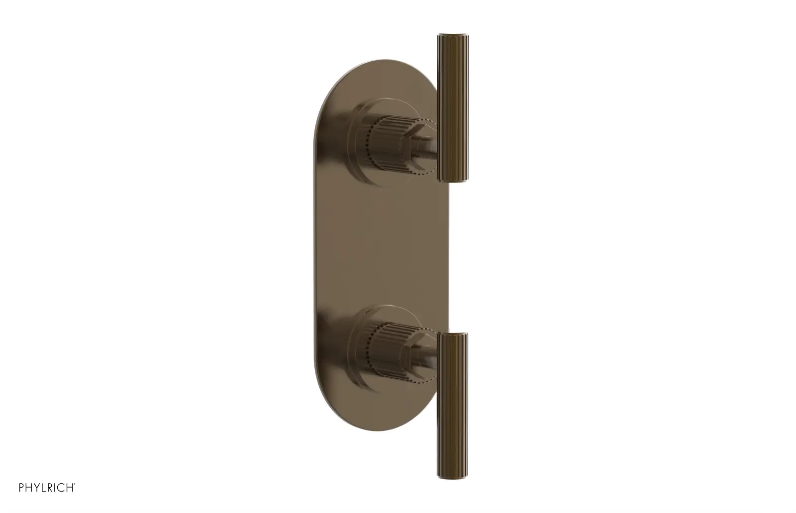 Phylrich Dustrie Grooved Thermostatic Valve with Volume Control Or Diverter by Phylrich