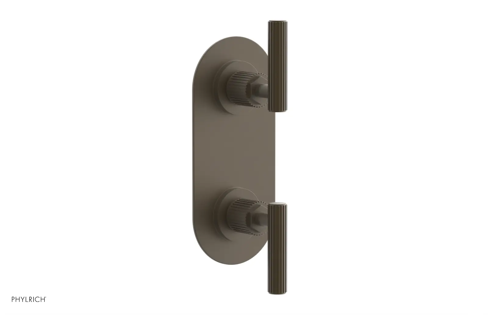Phylrich Dustrie Grooved Thermostatic Valve with Volume Control Or Diverter by Phylrich
