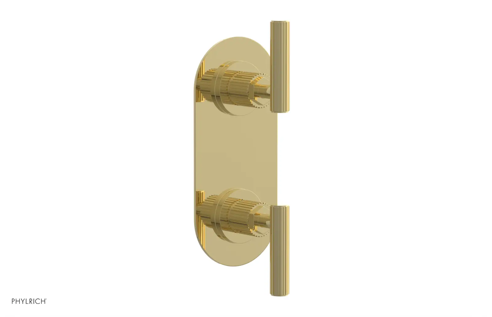 Phylrich Dustrie Grooved Thermostatic Valve with Volume Control Or Diverter by Phylrich