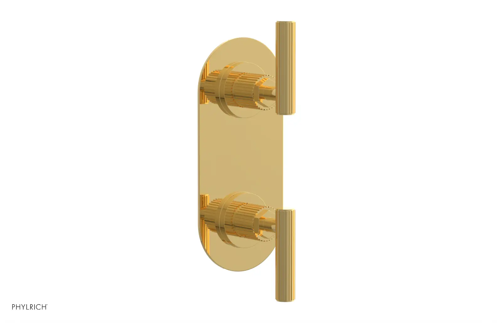 Phylrich Dustrie Grooved Thermostatic Valve with Volume Control Or Diverter by Phylrich