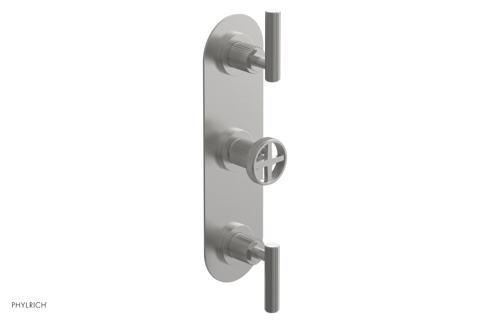 Phylrich Dustrie Grooved Thermostatic Valve with Two Volume Control