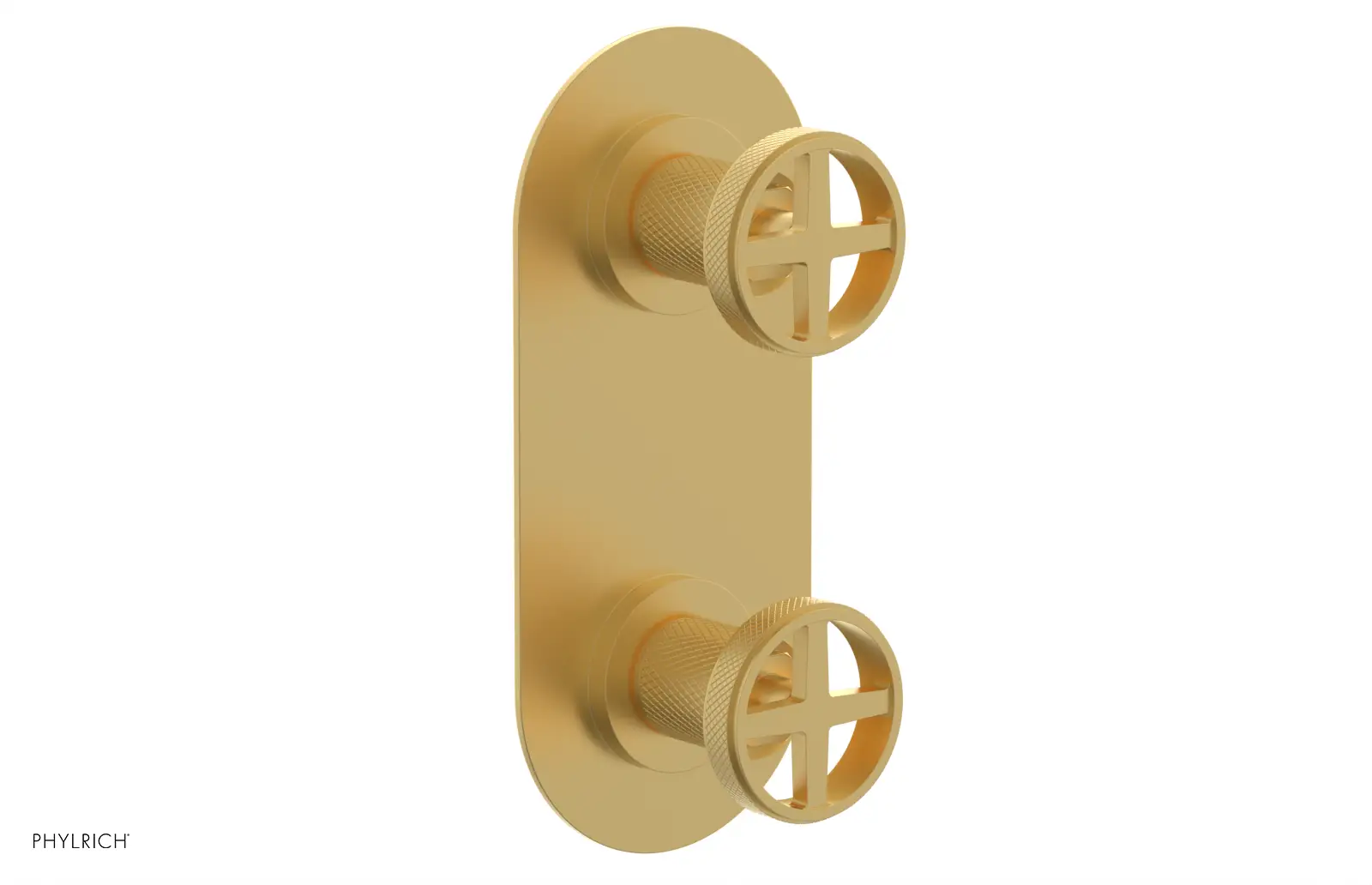 Phylrich Dustrie Knurled Thermostatic Valve with Volume Control Or Diverter by Phylrich