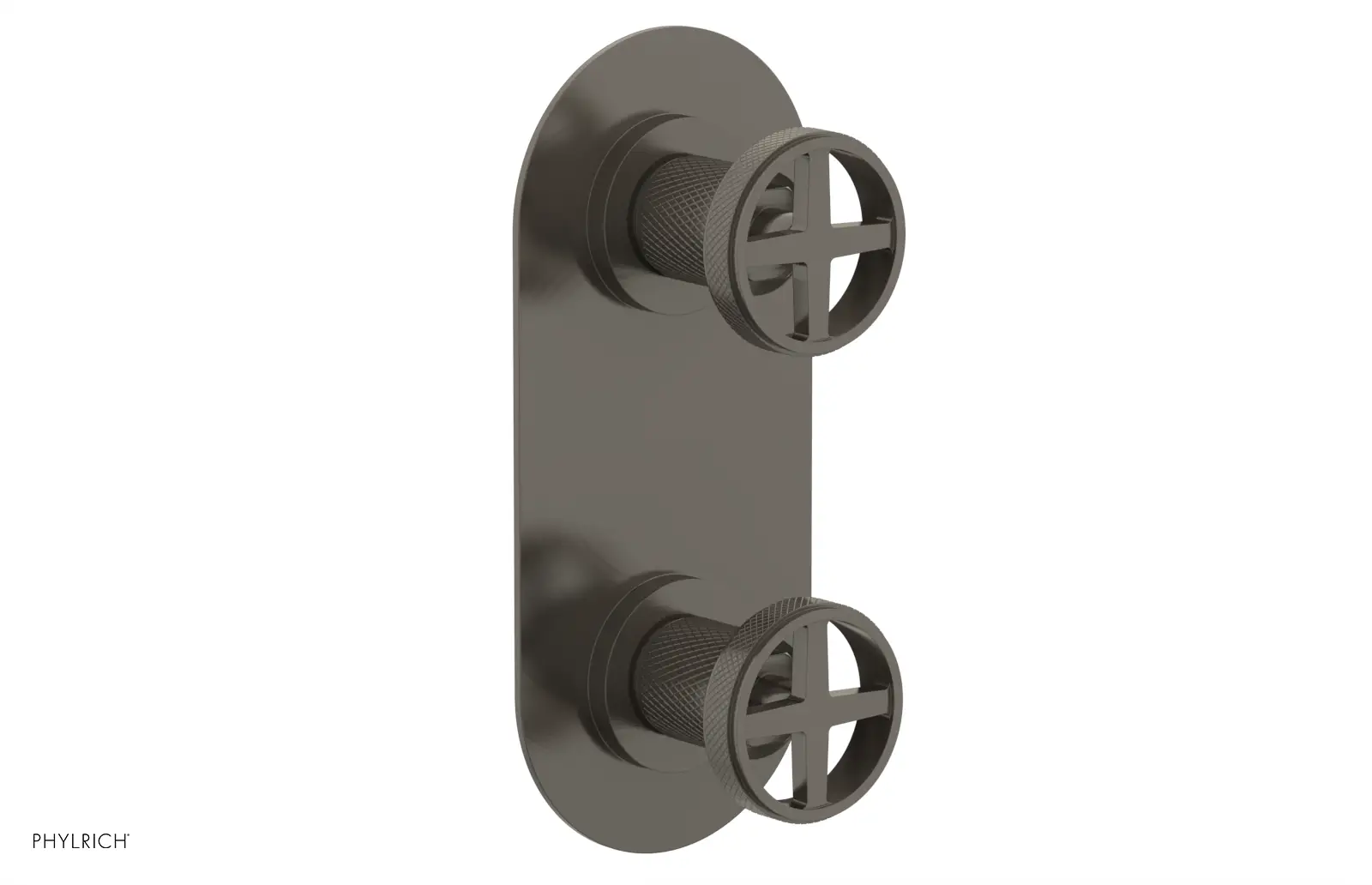 Phylrich Dustrie Knurled Thermostatic Valve with Volume Control Or Diverter by Phylrich
