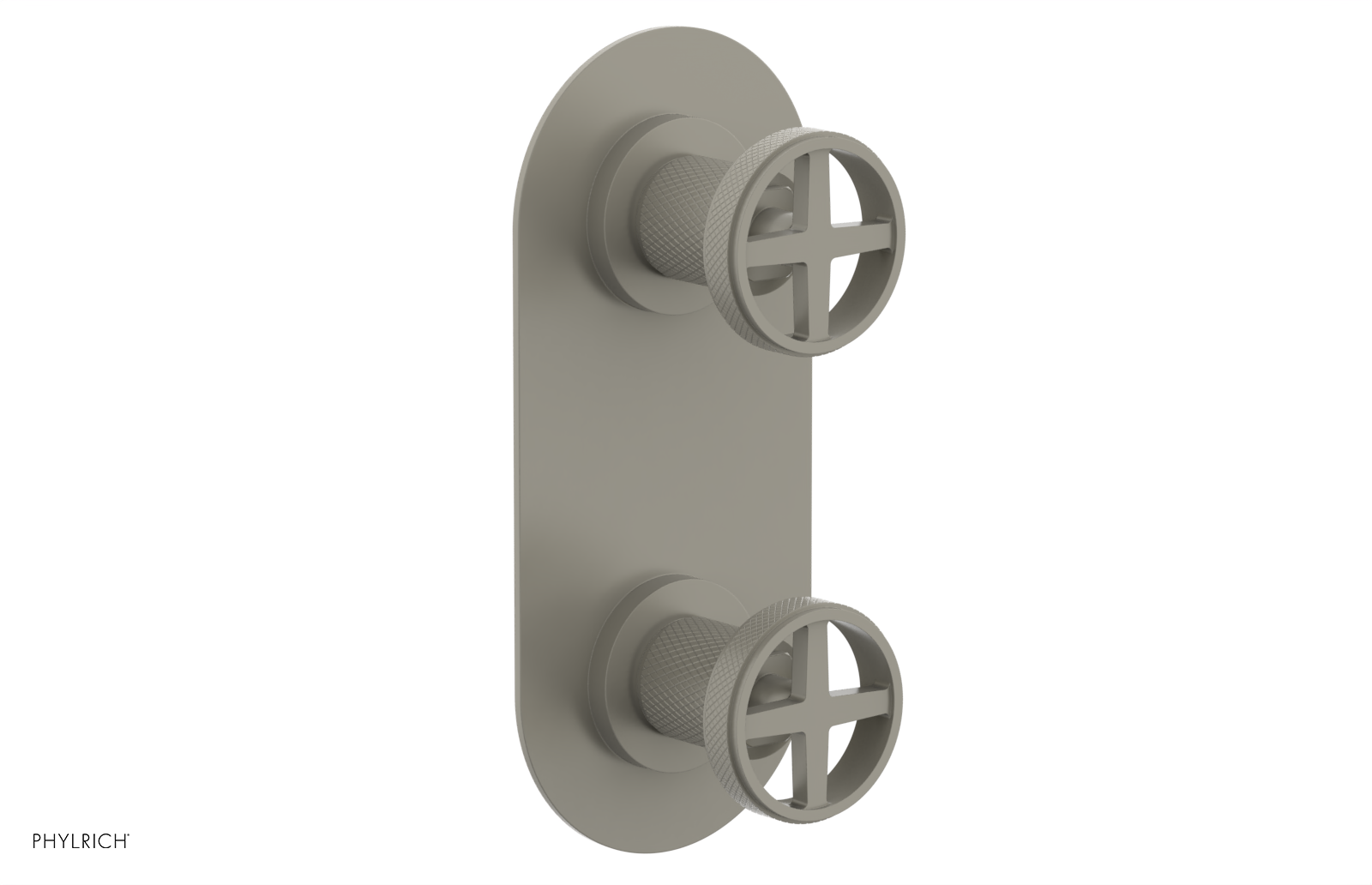 Phylrich Dustrie Knurled Thermostatic Valve with Volume Control Or Diverter