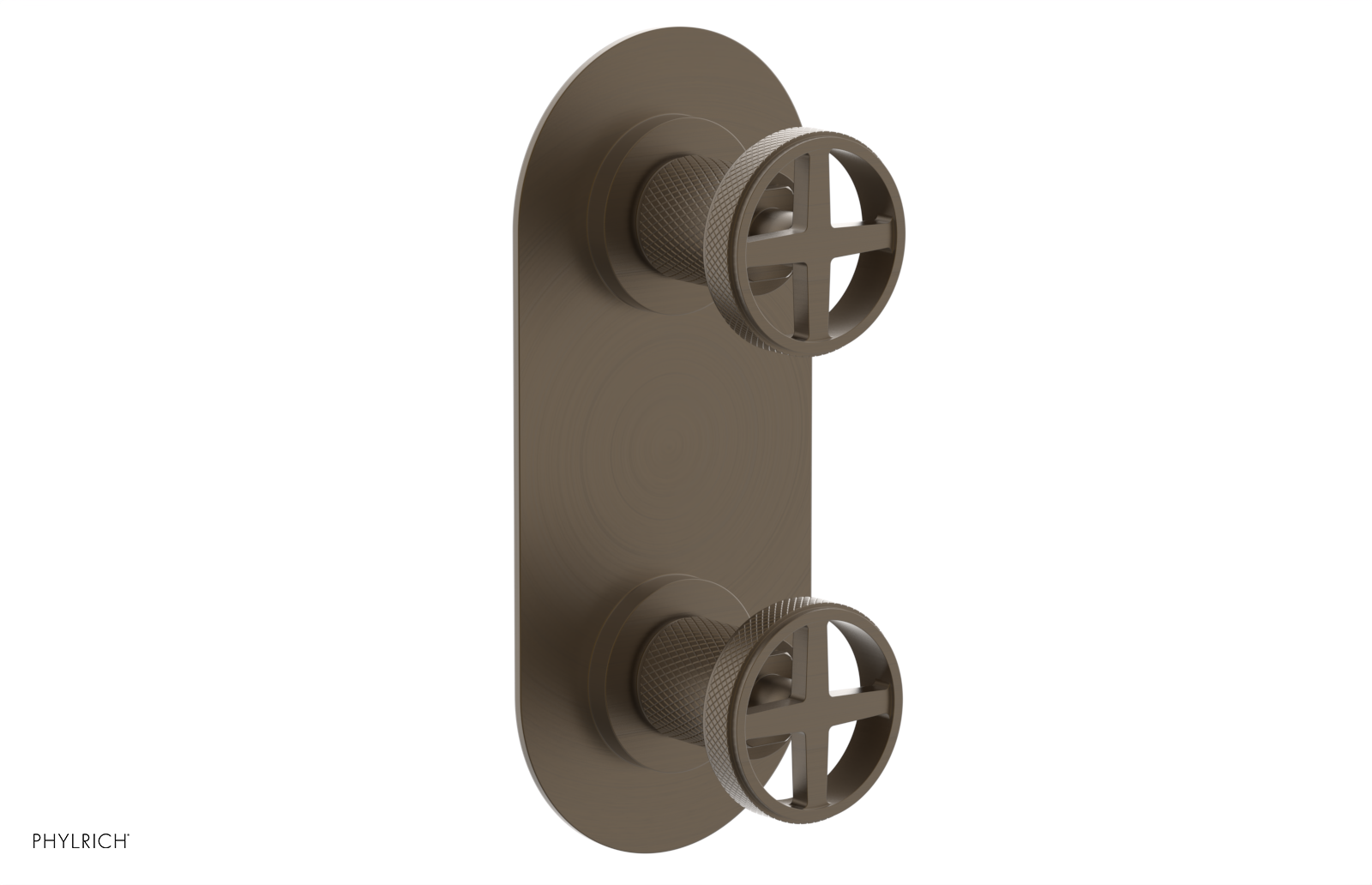 Phylrich Dustrie Knurled Thermostatic Valve with Volume Control Or Diverter