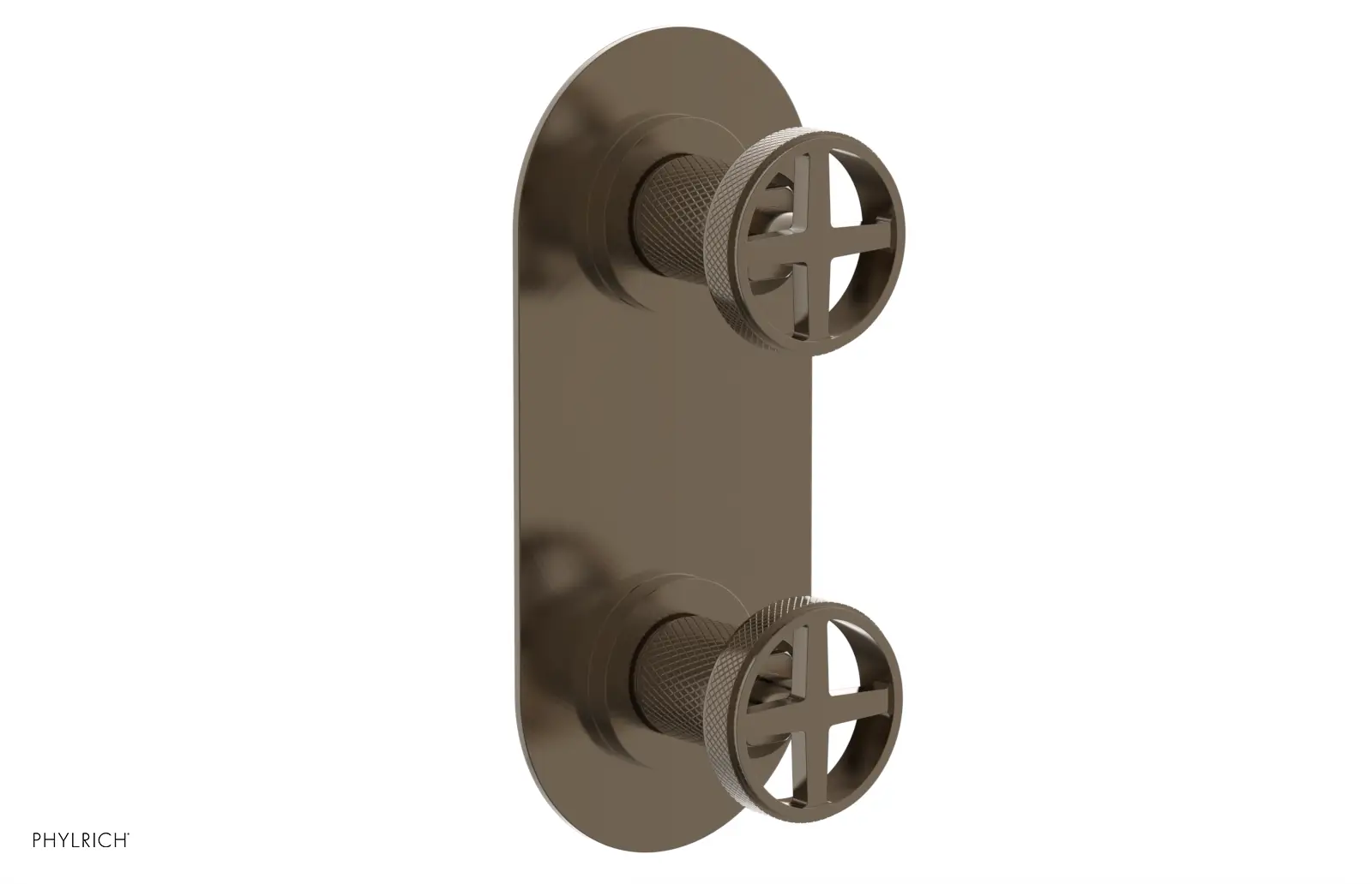 Phylrich Dustrie Knurled Thermostatic Valve with Volume Control Or Diverter by Phylrich
