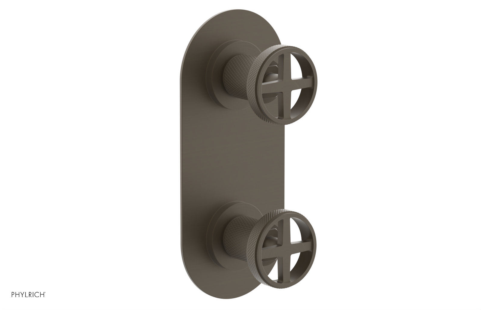 Phylrich Dustrie Knurled Thermostatic Valve with Volume Control Or Diverter