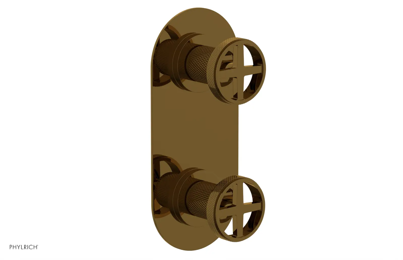 Phylrich Dustrie Knurled Thermostatic Valve with Volume Control Or Diverter by Phylrich