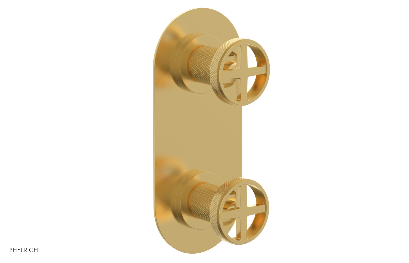 Phylrich Dustrie Knurled Thermostatic Valve with Volume Control Or Diverter