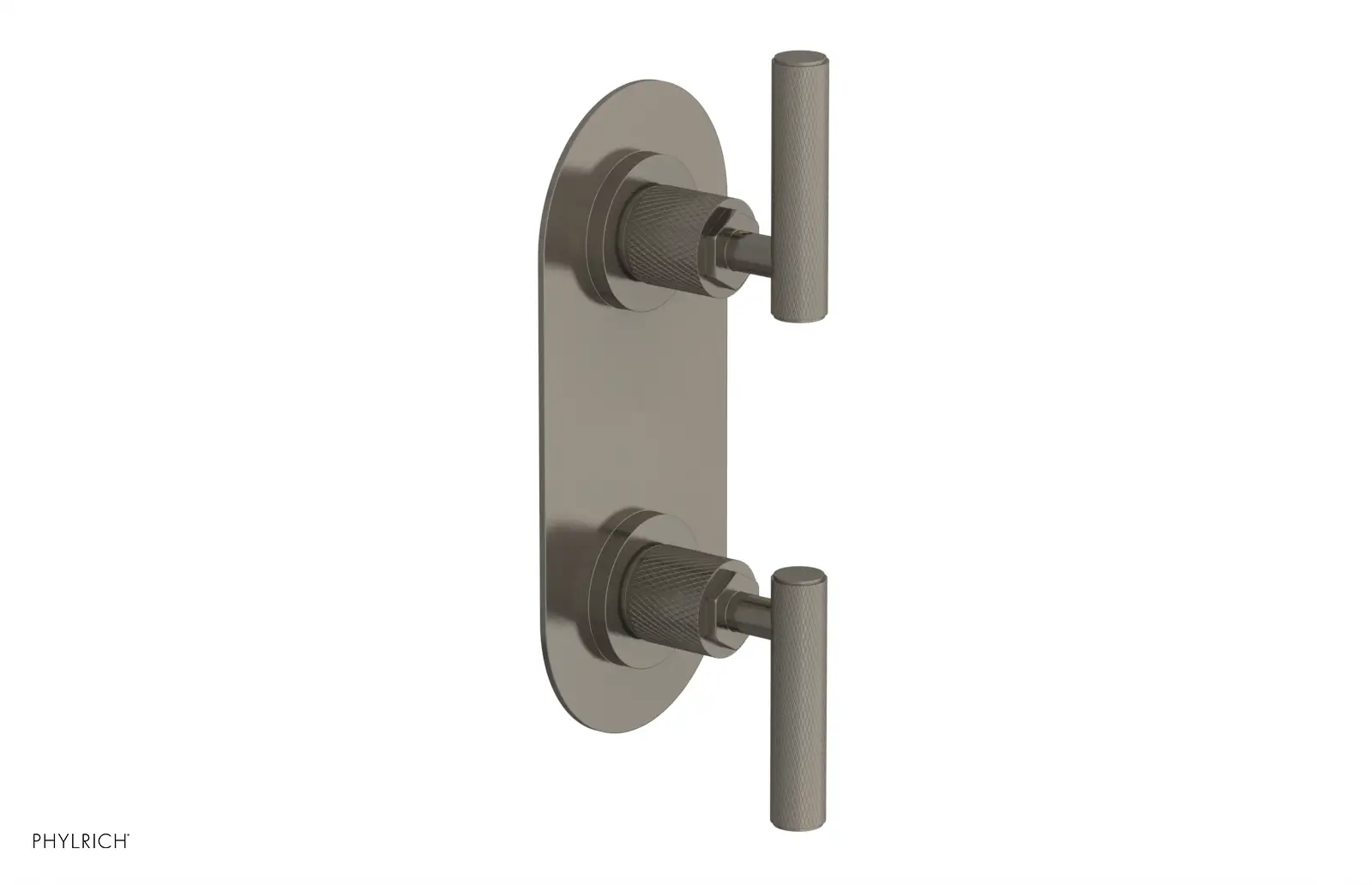 Phylrich Dustrie Knurled Thermostatic Valve with Volume Control Or Diverter by Phylrich