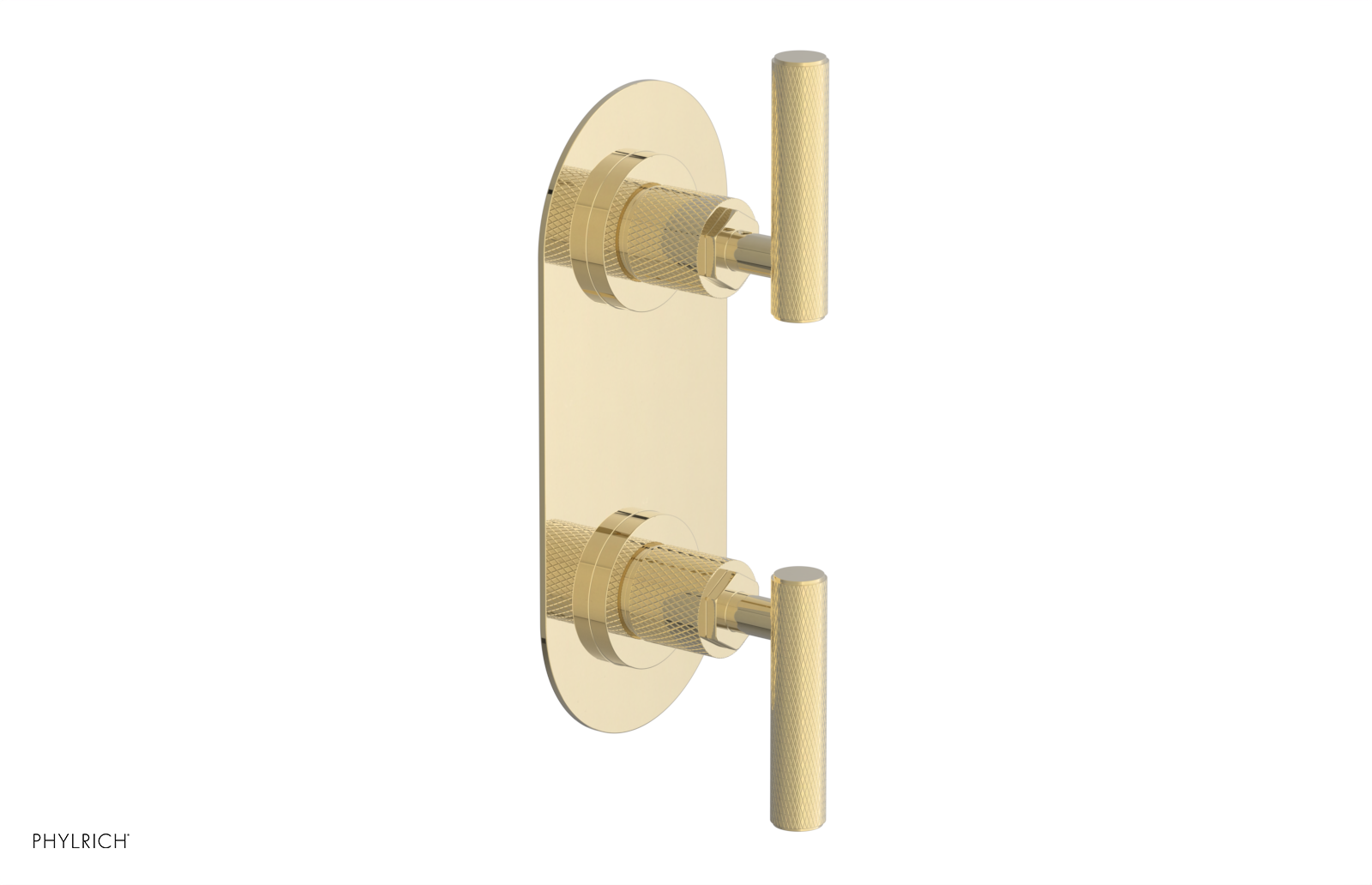 Phylrich Dustrie Knurled Thermostatic Valve with Volume Control Or Diverter