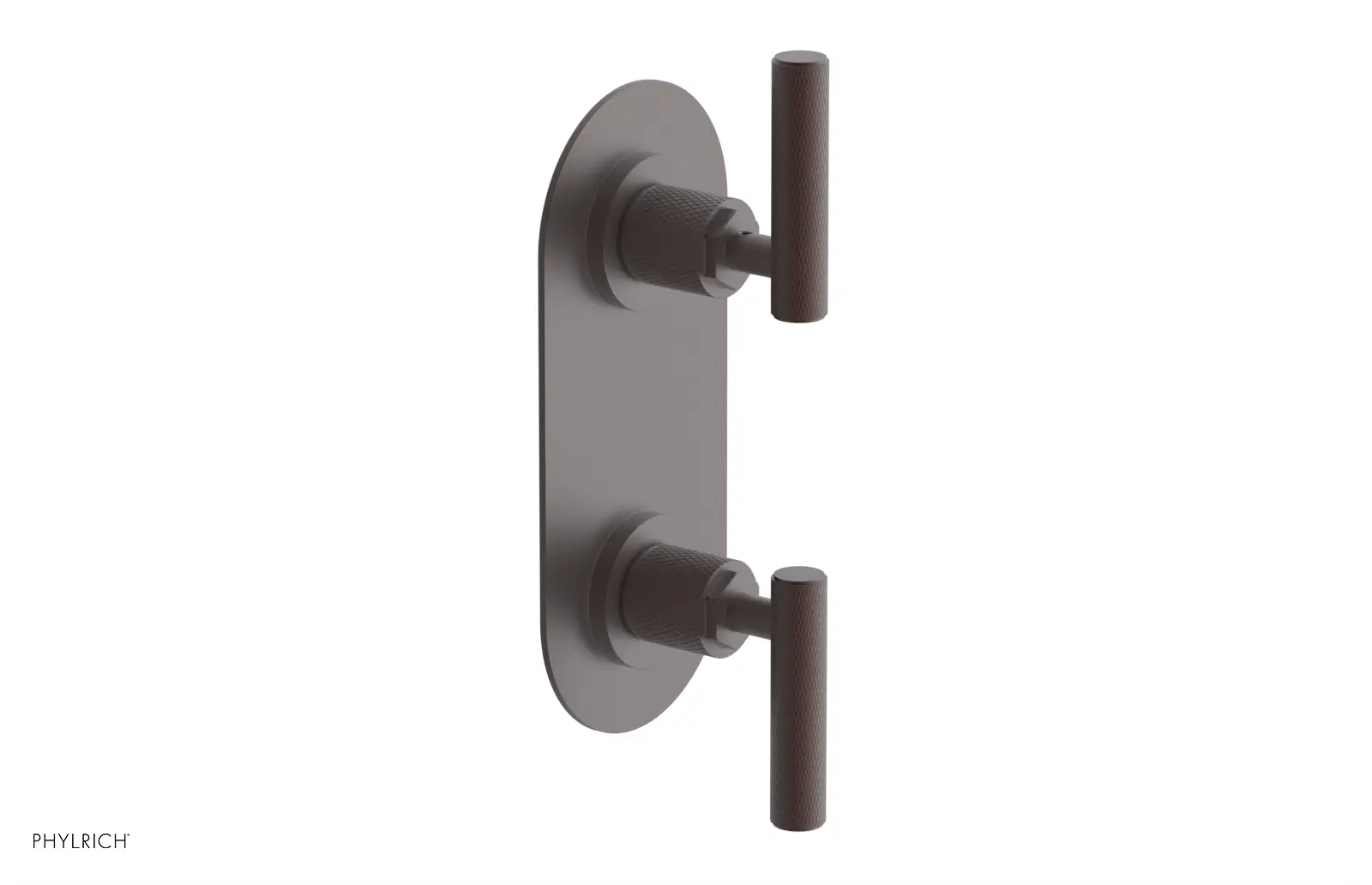 Phylrich Dustrie Knurled Thermostatic Valve with Volume Control Or Diverter by Phylrich