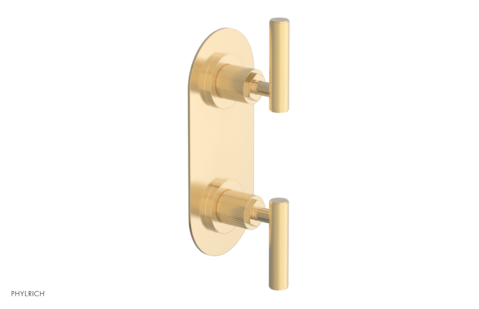 Phylrich Dustrie Knurled Thermostatic Valve with Volume Control Or Diverter