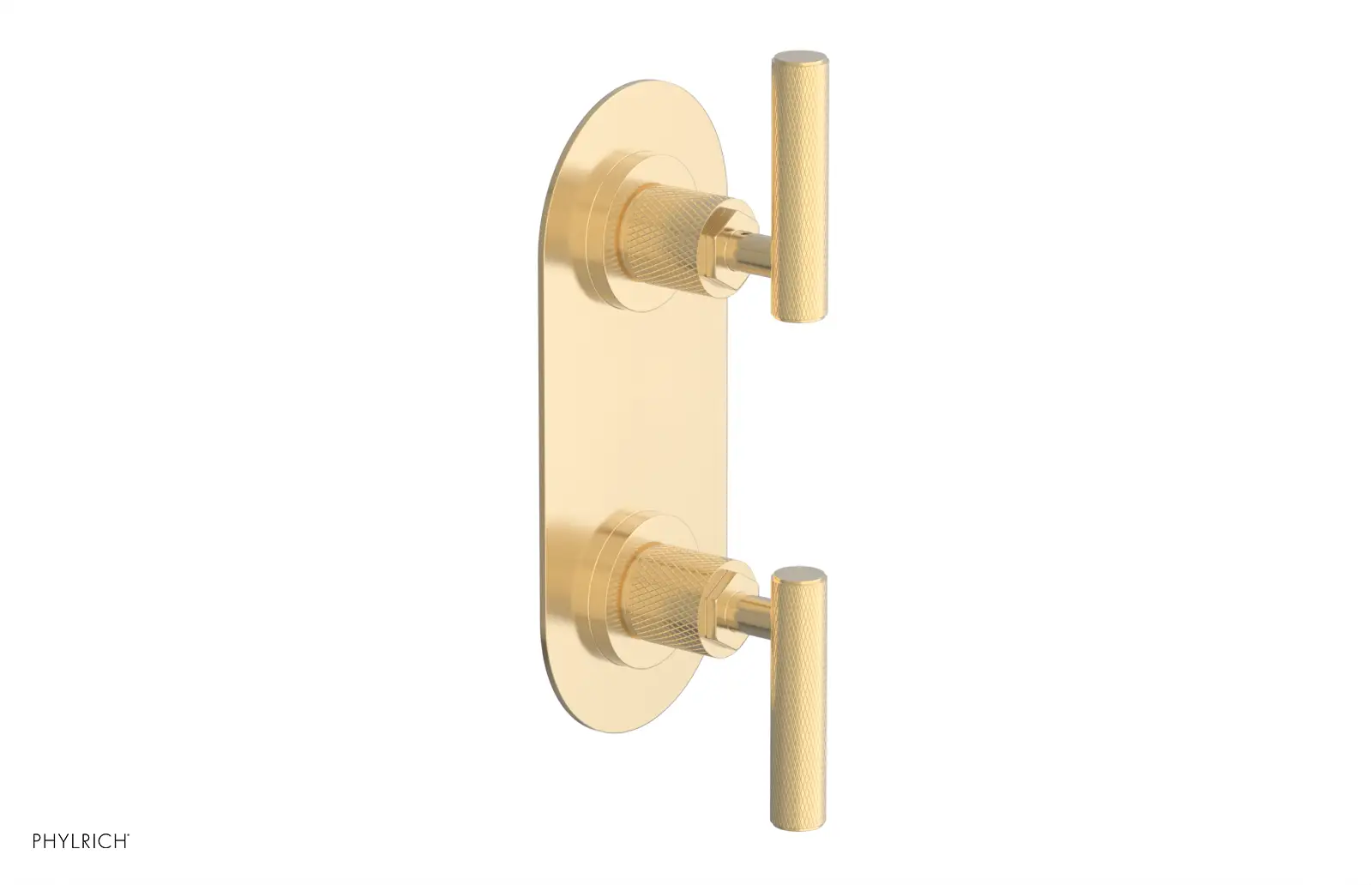 Phylrich Dustrie Knurled Thermostatic Valve with Volume Control Or Diverter by Phylrich