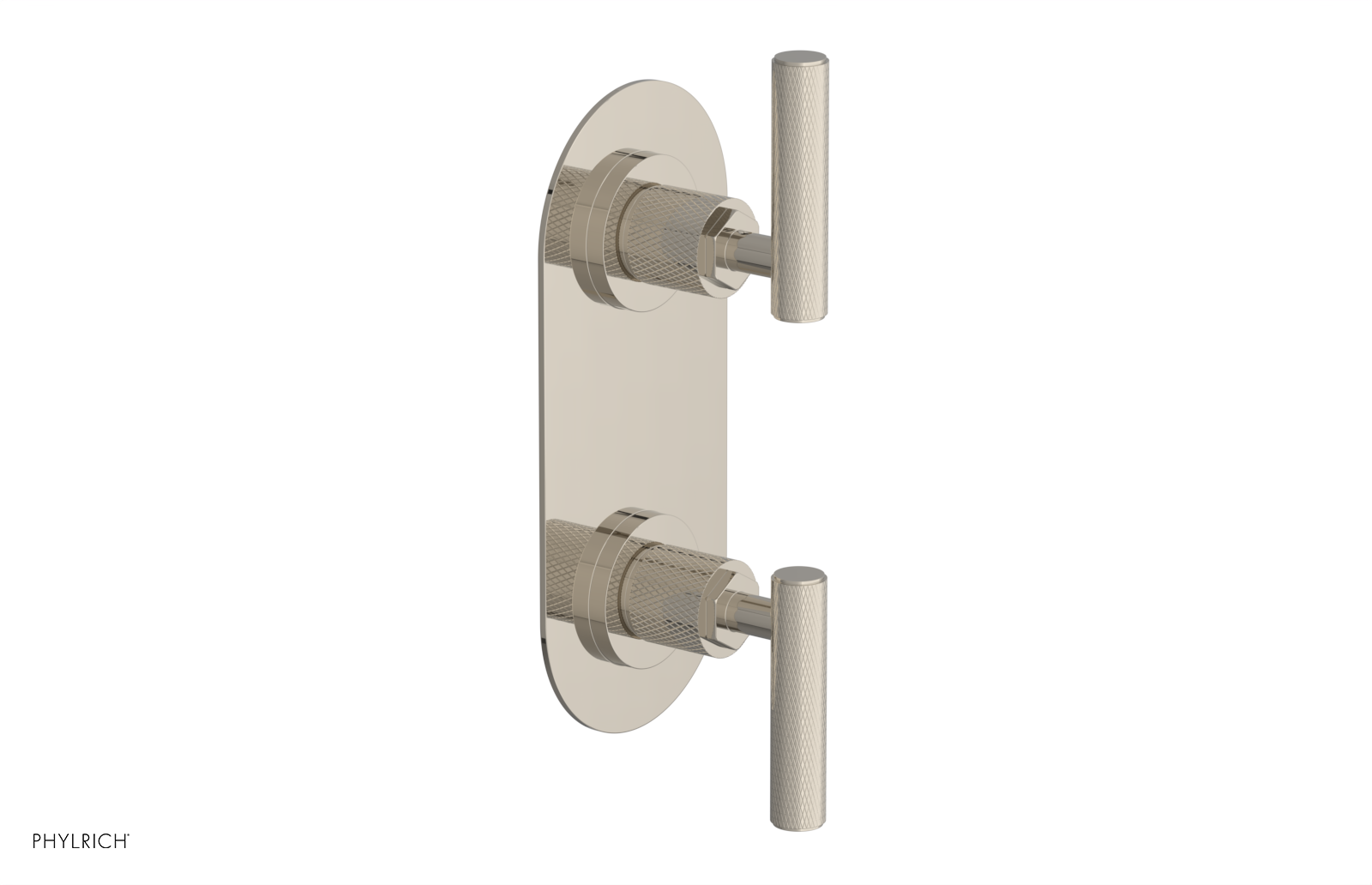Phylrich Dustrie Knurled Thermostatic Valve with Volume Control Or Diverter