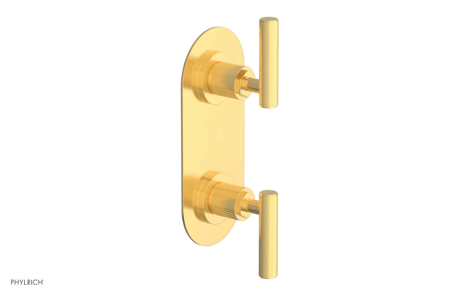 Phylrich Dustrie Knurled Thermostatic Valve with Volume Control Or Diverter
