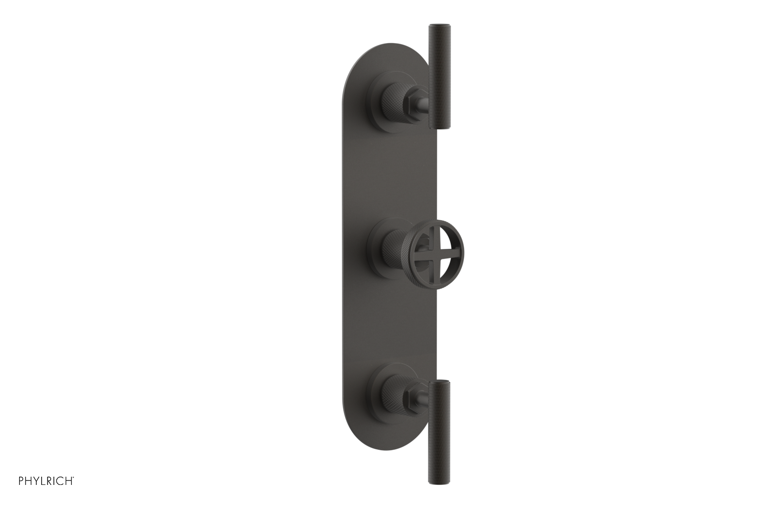 Phylrich Dustrie Knurled Thermostatic Valve with Two Volume Control