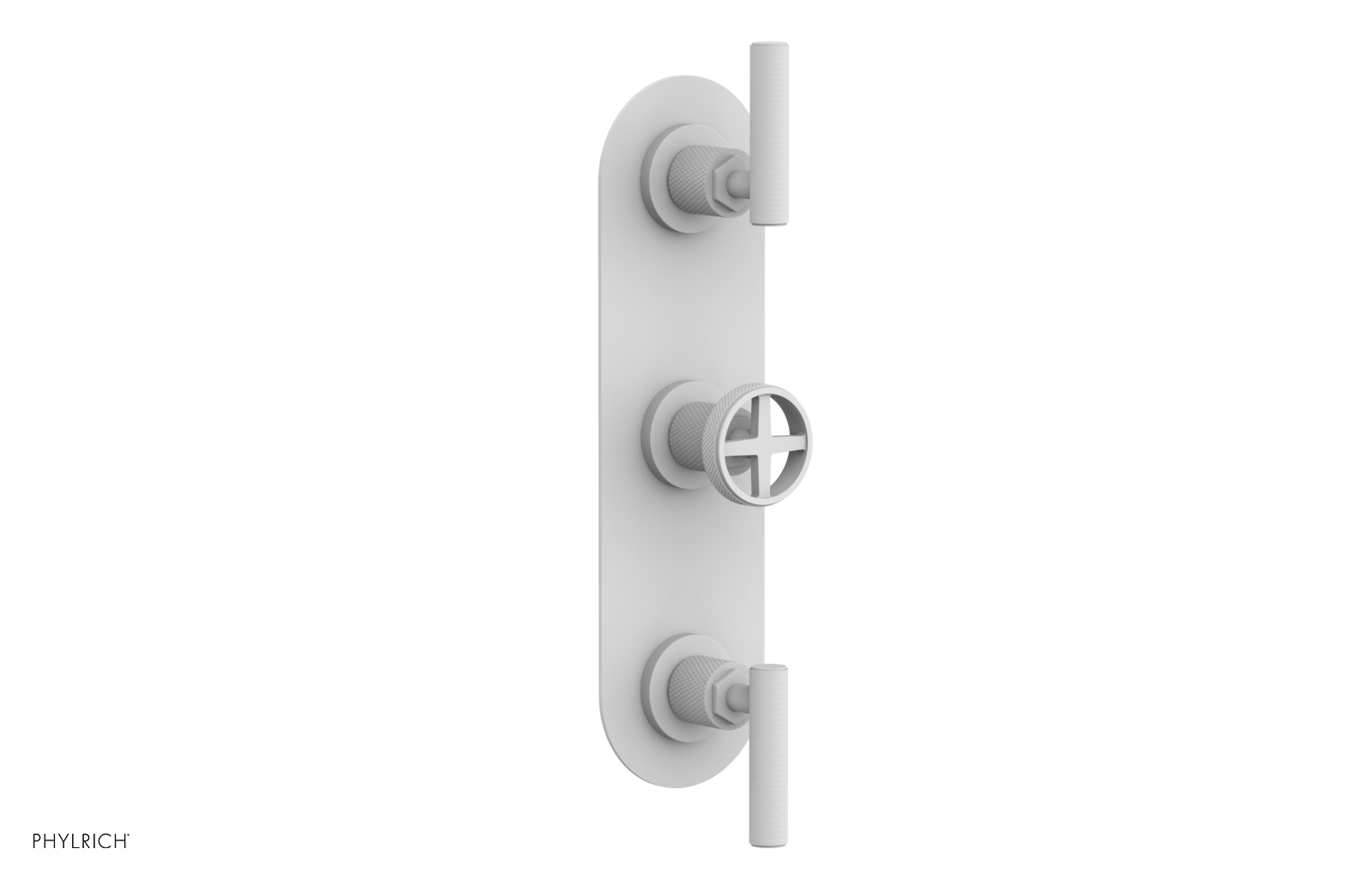 Phylrich Dustrie Knurled Thermostatic Valve with Two Volume Control