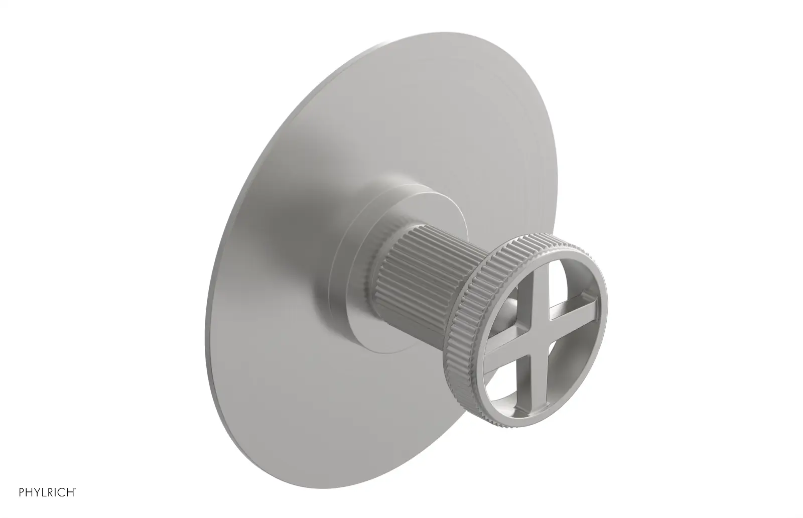Phylrich Dustrie Grooved Thermostatic or Pressure Balance Shower Plate and Handle Trim by Phylrich