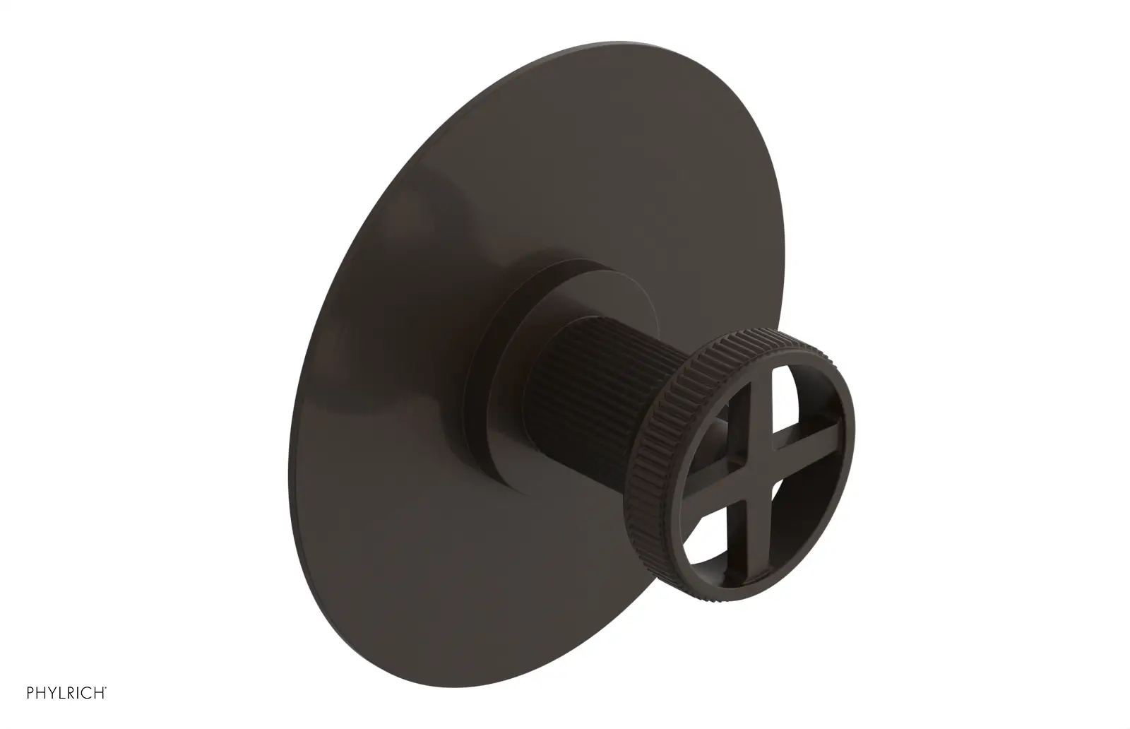 Phylrich Dustrie Grooved Thermostatic or Pressure Balance Shower Plate and Handle Trim by Phylrich