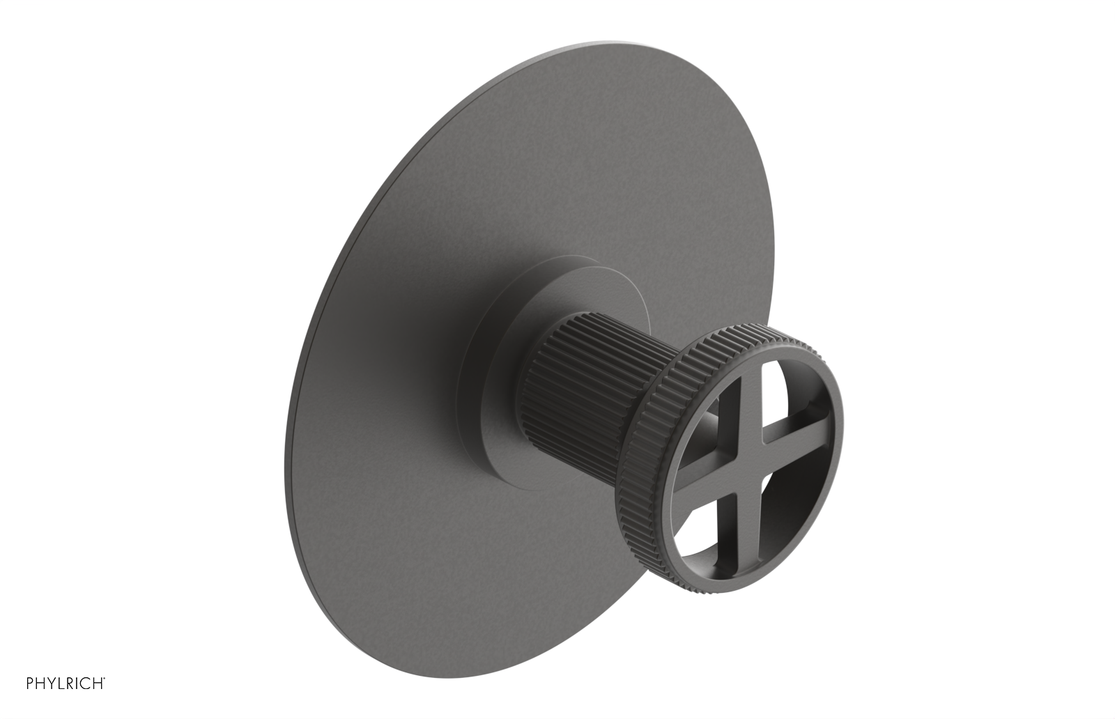 Phylrich Dustrie Grooved Thermostatic or Pressure Balance Shower Plate and Handle Trim