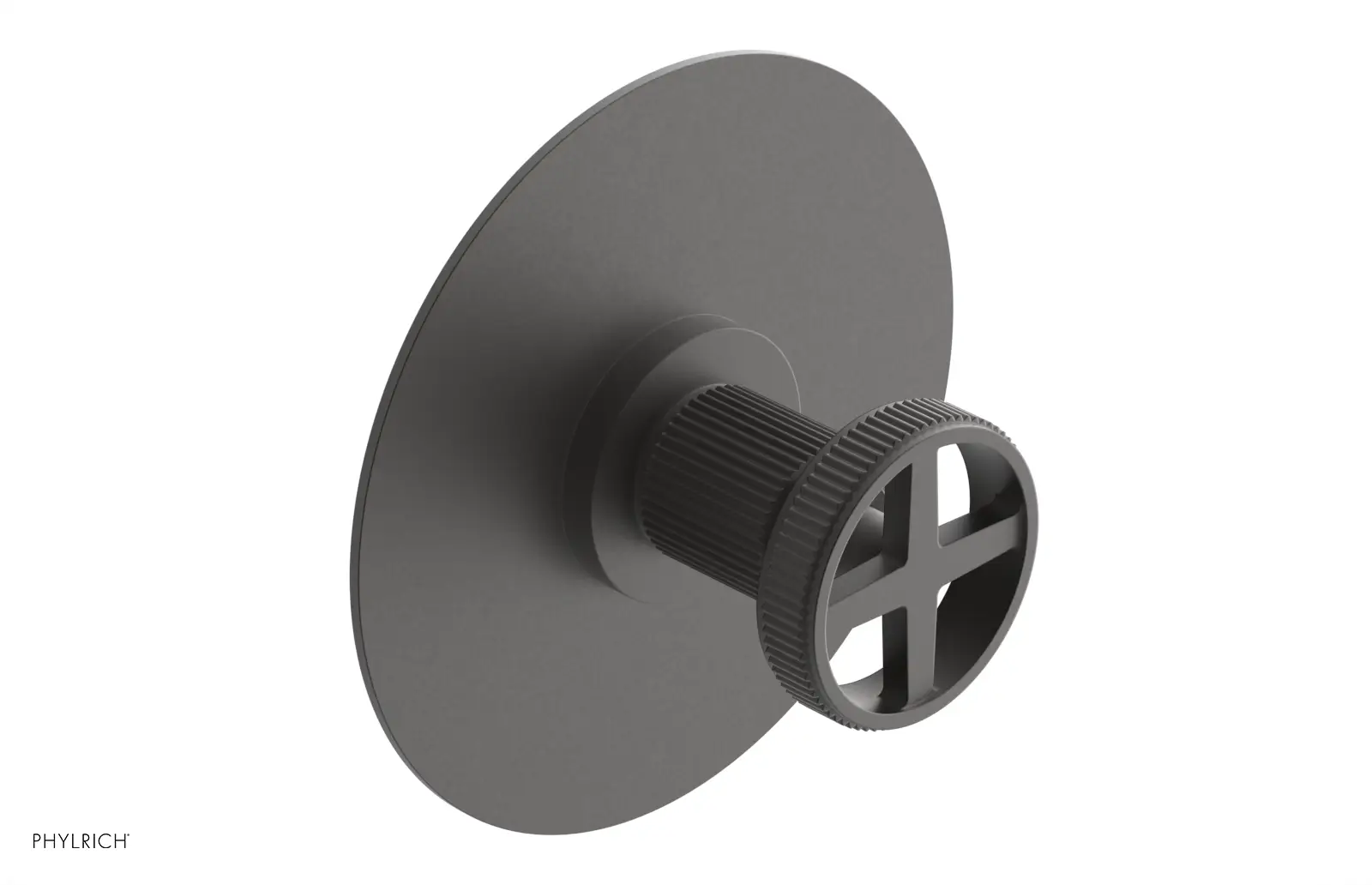 Phylrich Dustrie Grooved Thermostatic or Pressure Balance Shower Plate and Handle Trim by Phylrich