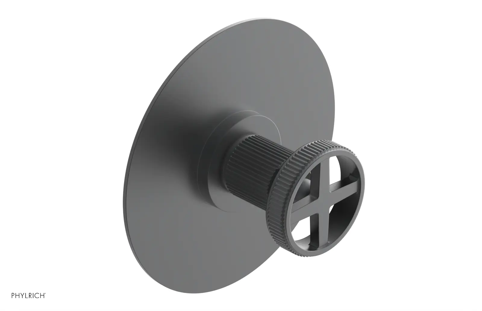 Phylrich Dustrie Grooved Thermostatic or Pressure Balance Shower Plate and Handle Trim by Phylrich
