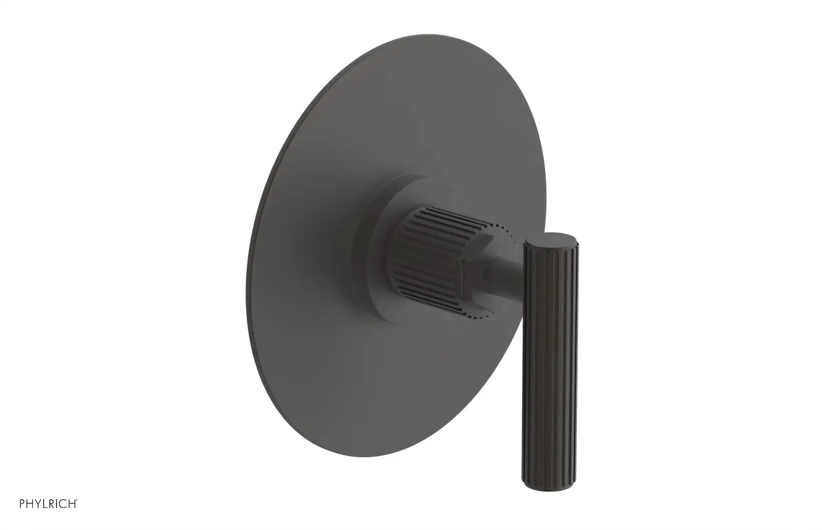 Phylrich Dustrie Grooved Thermostatic or Pressure Balance Shower Plate and Handle Trim by Phylrich