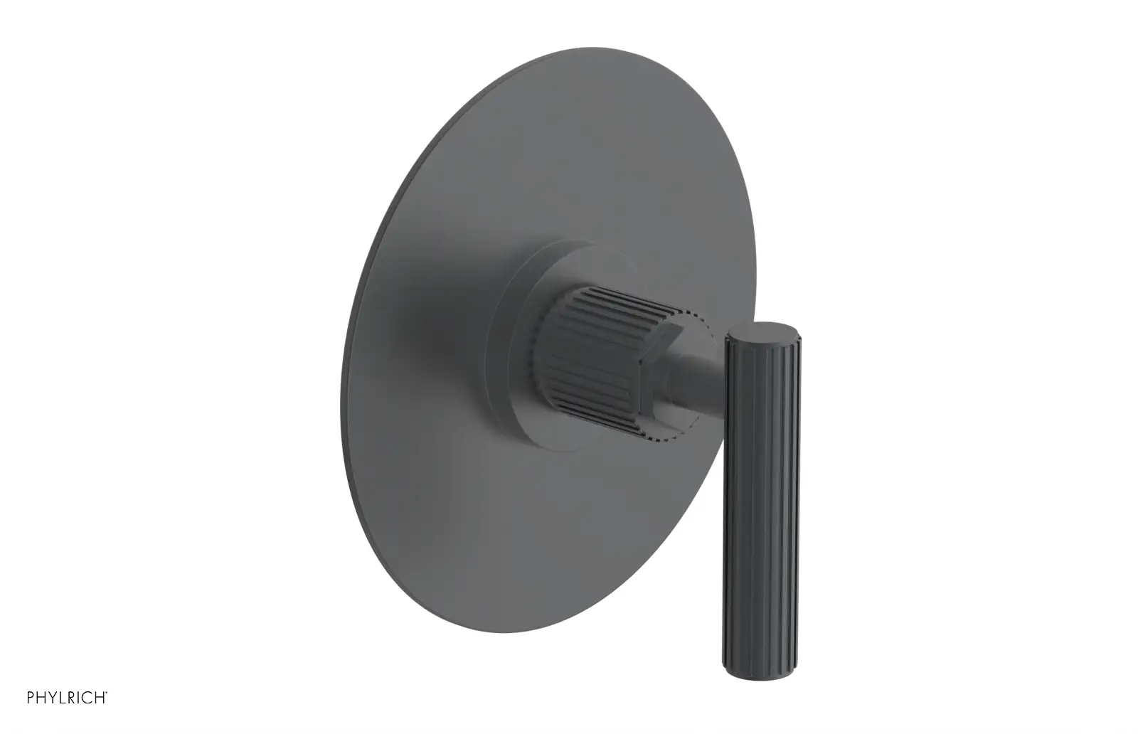 Phylrich Dustrie Grooved Thermostatic or Pressure Balance Shower Plate and Handle Trim by Phylrich