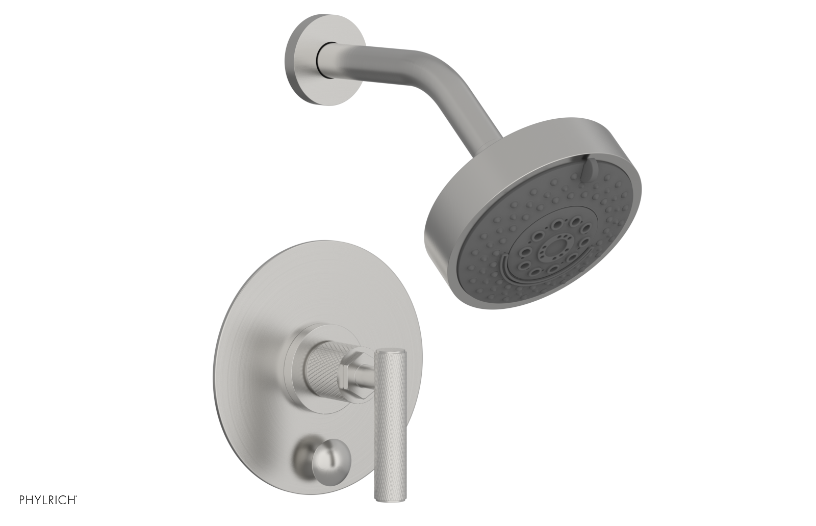 Phylrich Dustrie Pressure Balance Shower and Diverter Set with Lever Handle