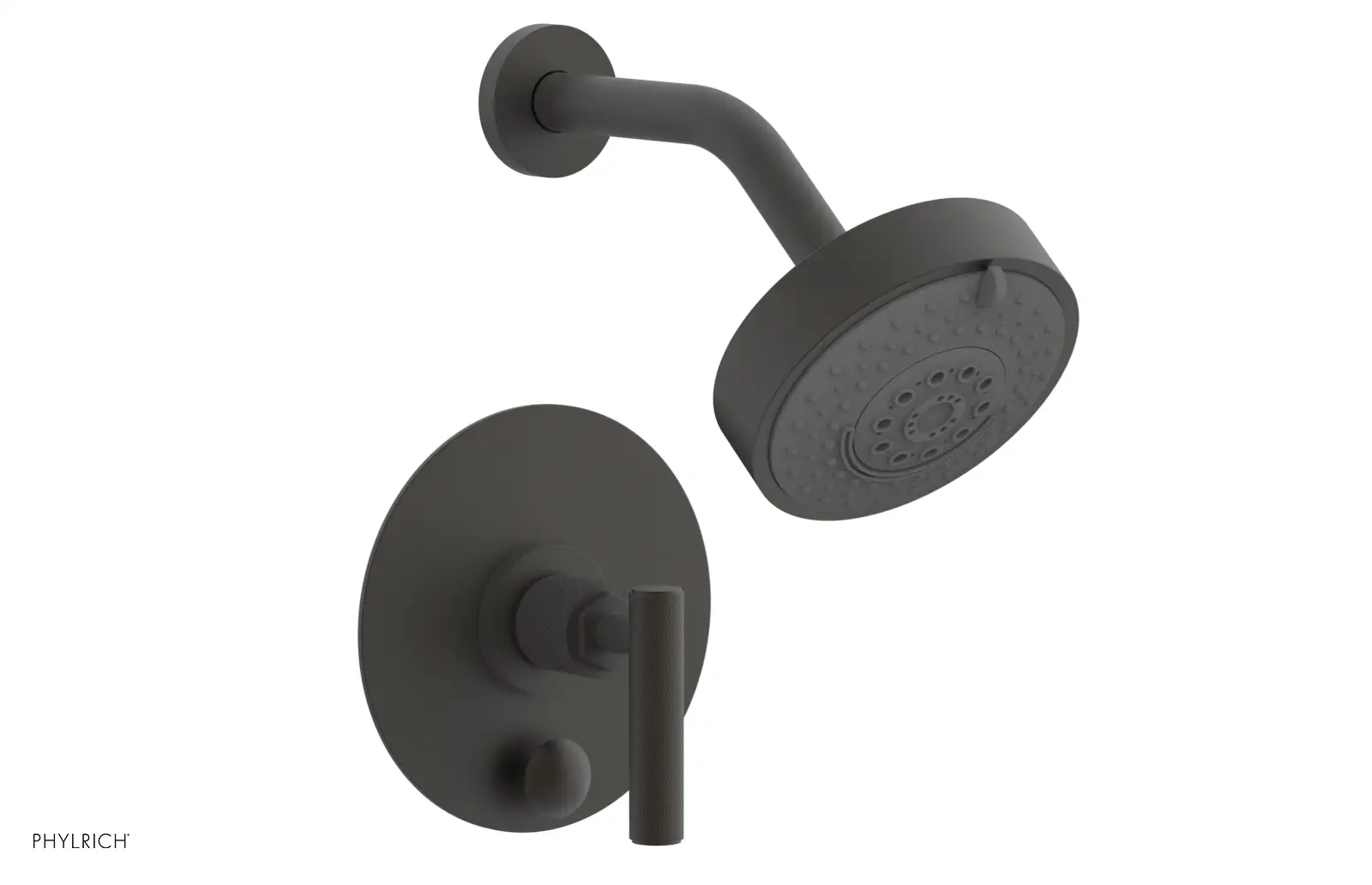 Phylrich Dustrie Pressure Balance Shower and Diverter Set with Lever Handle by Phylrich