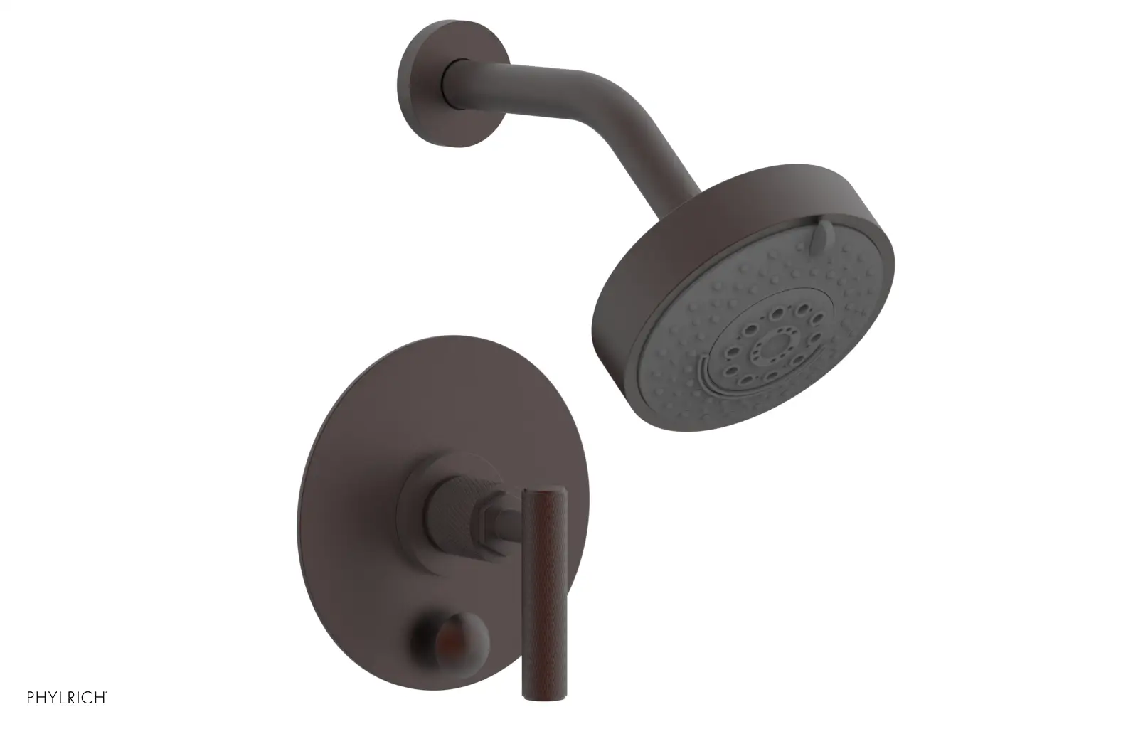 Phylrich Dustrie Pressure Balance Shower and Diverter Set with Lever Handle by Phylrich
