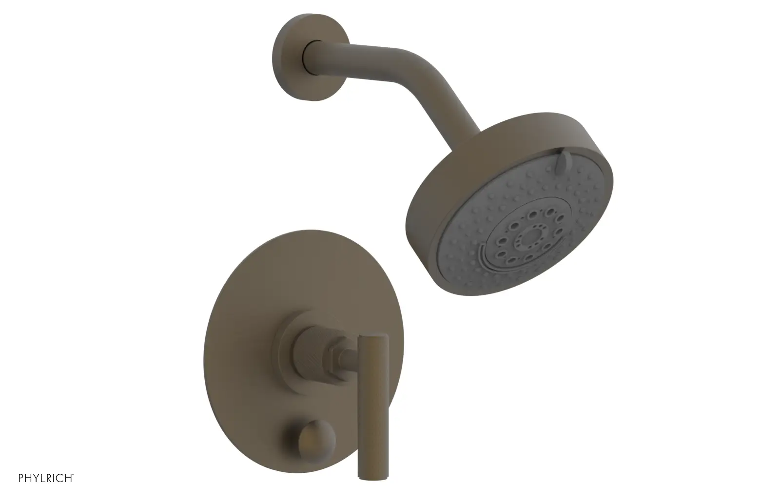 Phylrich Dustrie Pressure Balance Shower and Diverter Set with Lever Handle by Phylrich