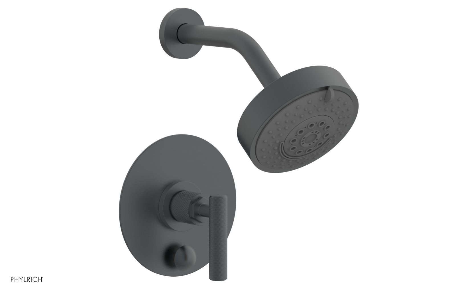 Phylrich Dustrie Pressure Balance Shower and Diverter Set with Lever Handle