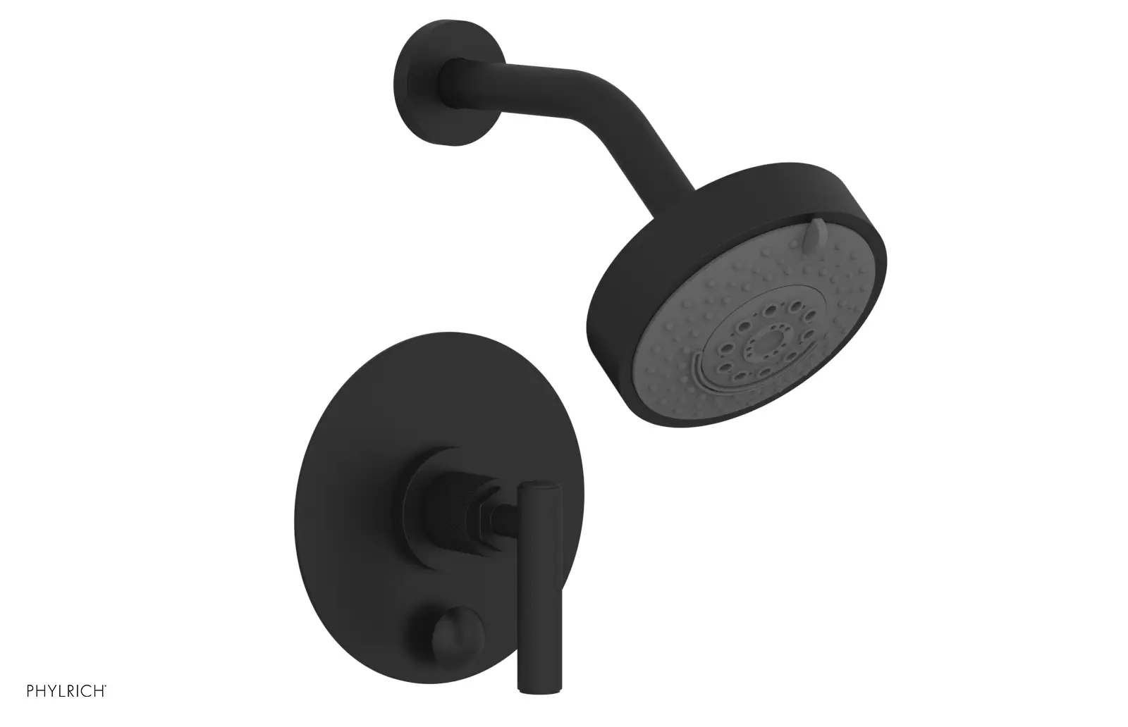 Phylrich Dustrie Pressure Balance Shower and Diverter Set with Lever Handle by Phylrich